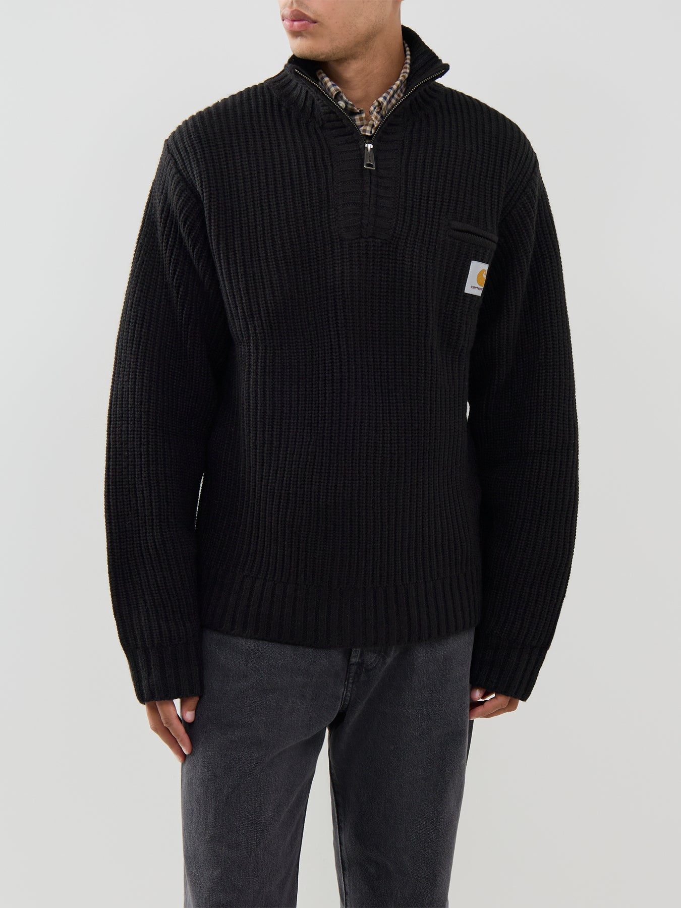 Detroit Half-Zip Knitted Jumper