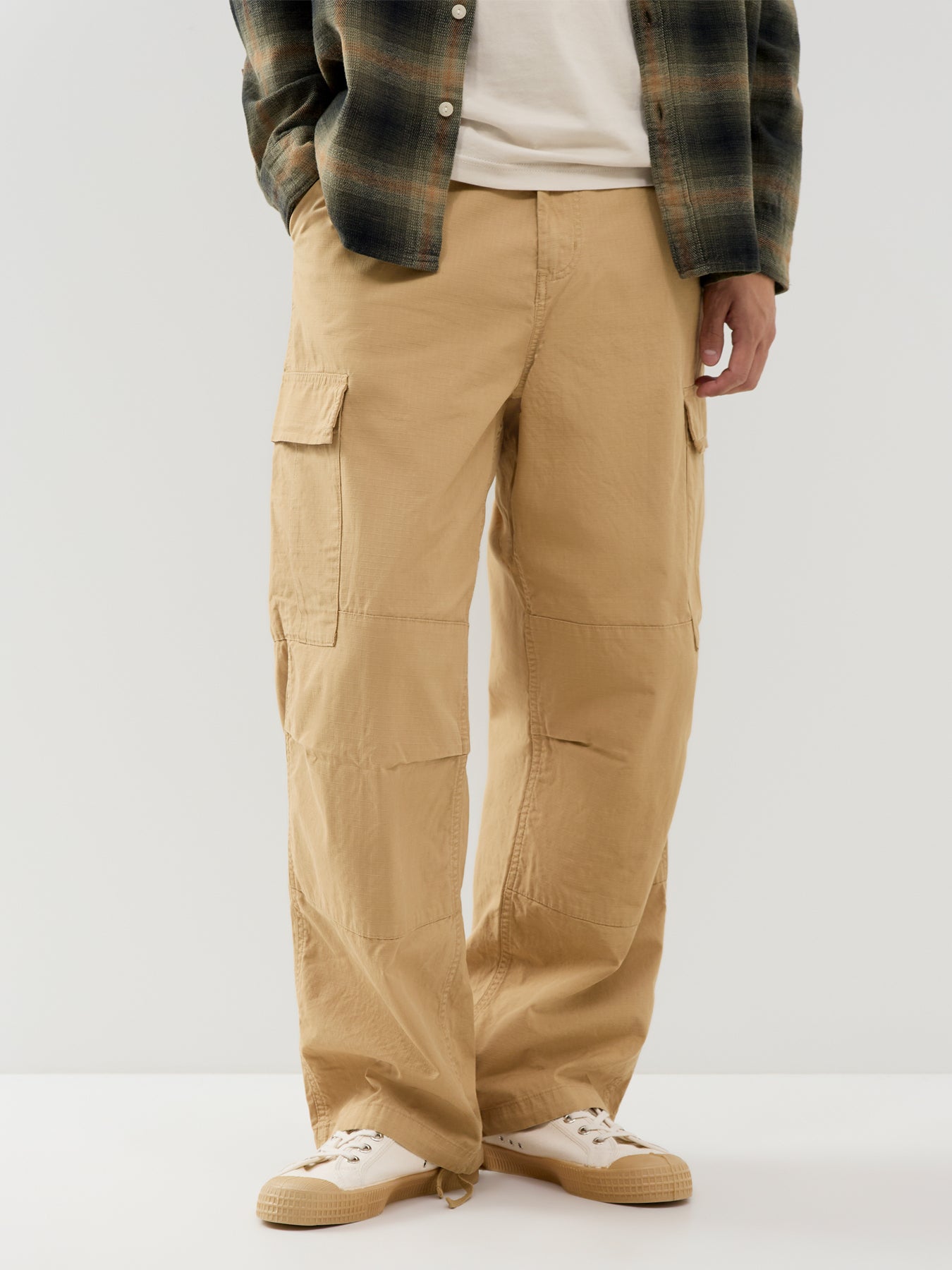 Cotton Ripstop OG Cargo Trousers - Dusty Brown