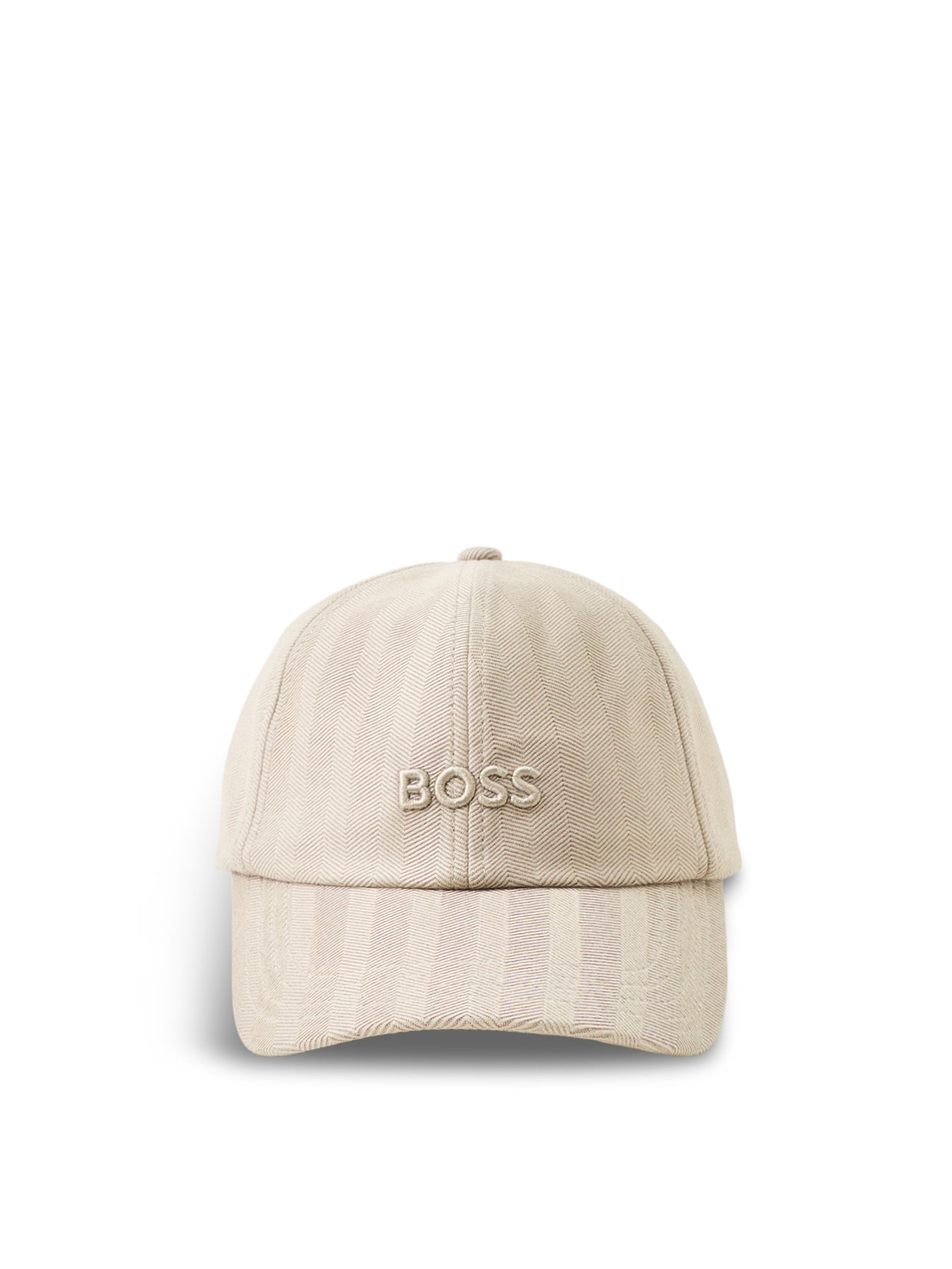 Zed J Herringbone Cap Beige