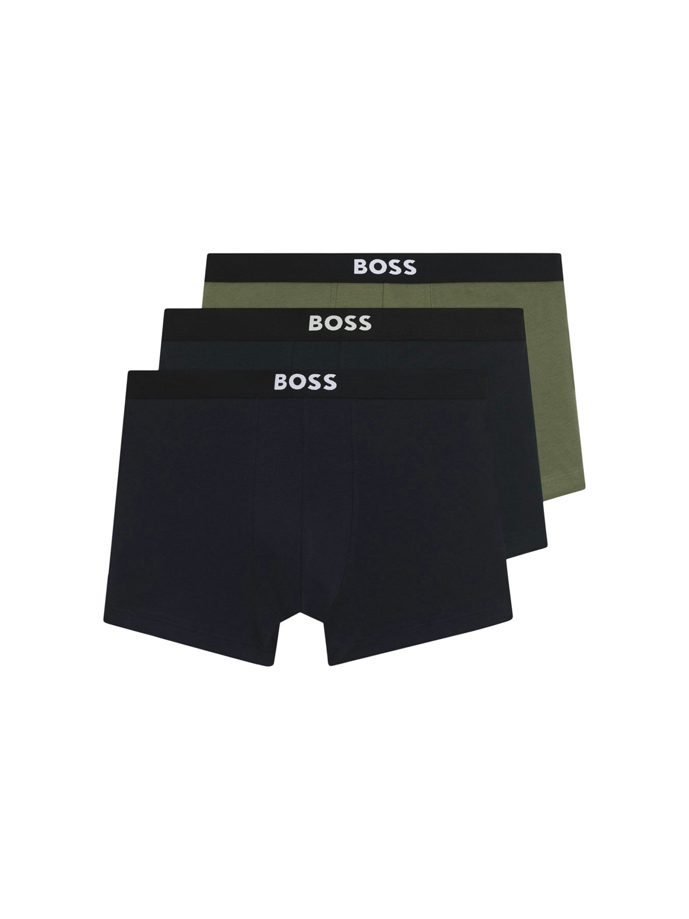 BOSS ONE Three Pack Trunks Blue