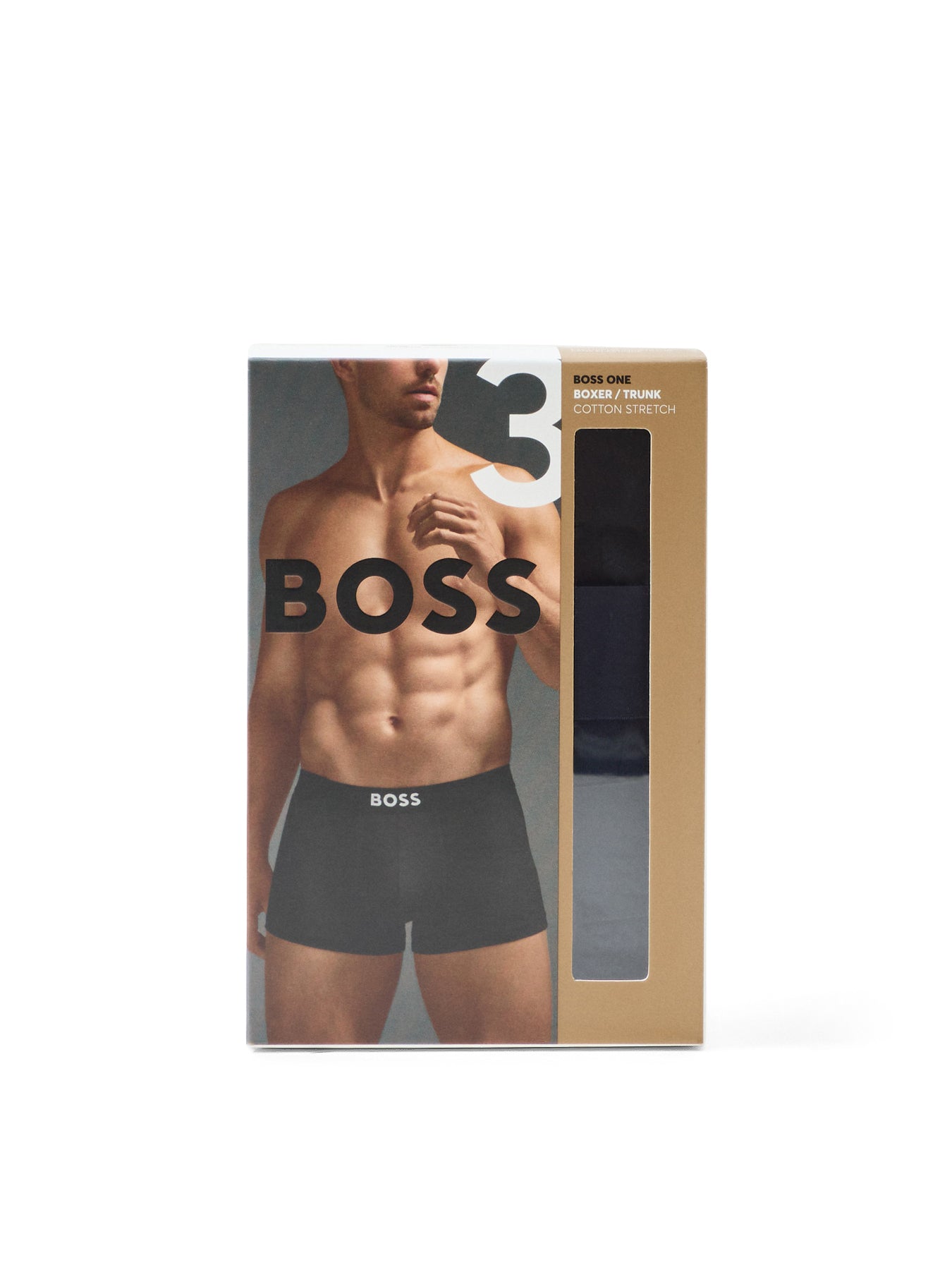 BOSS One Three Pack Trunks Blue