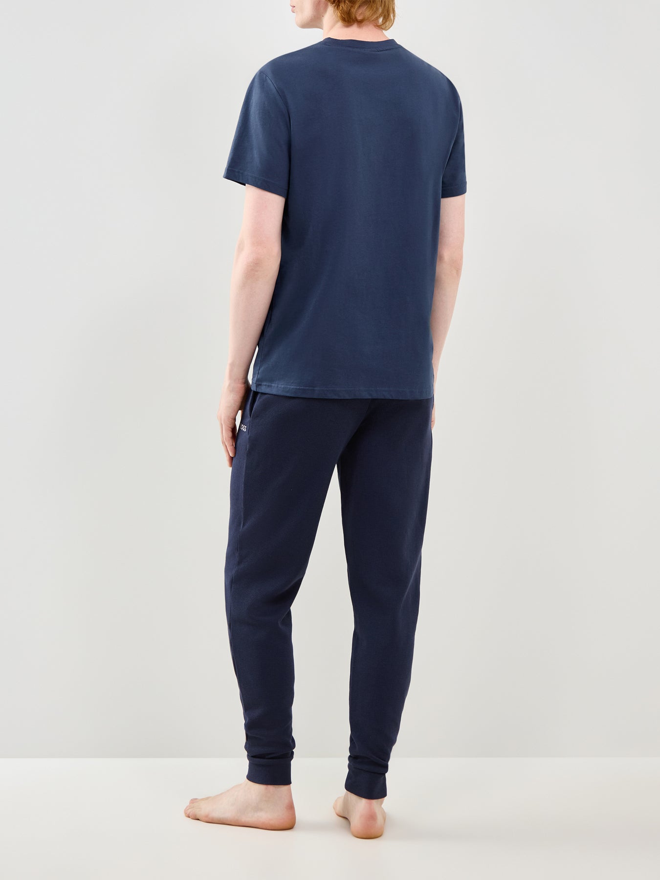 Waffle Pants Cuff Navy