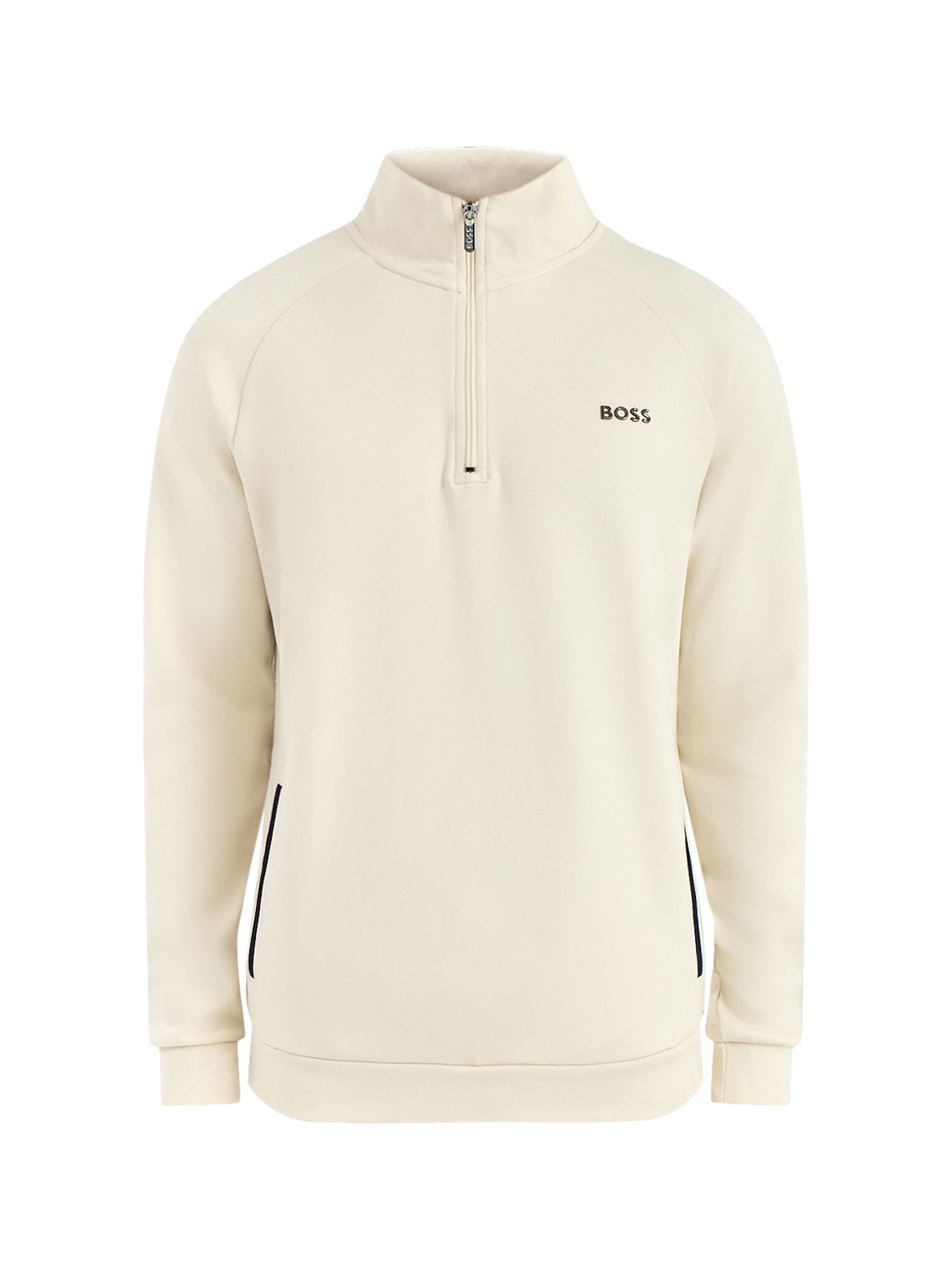 Men's Cotton Blend Sense Quarter-Zip Lounge Top