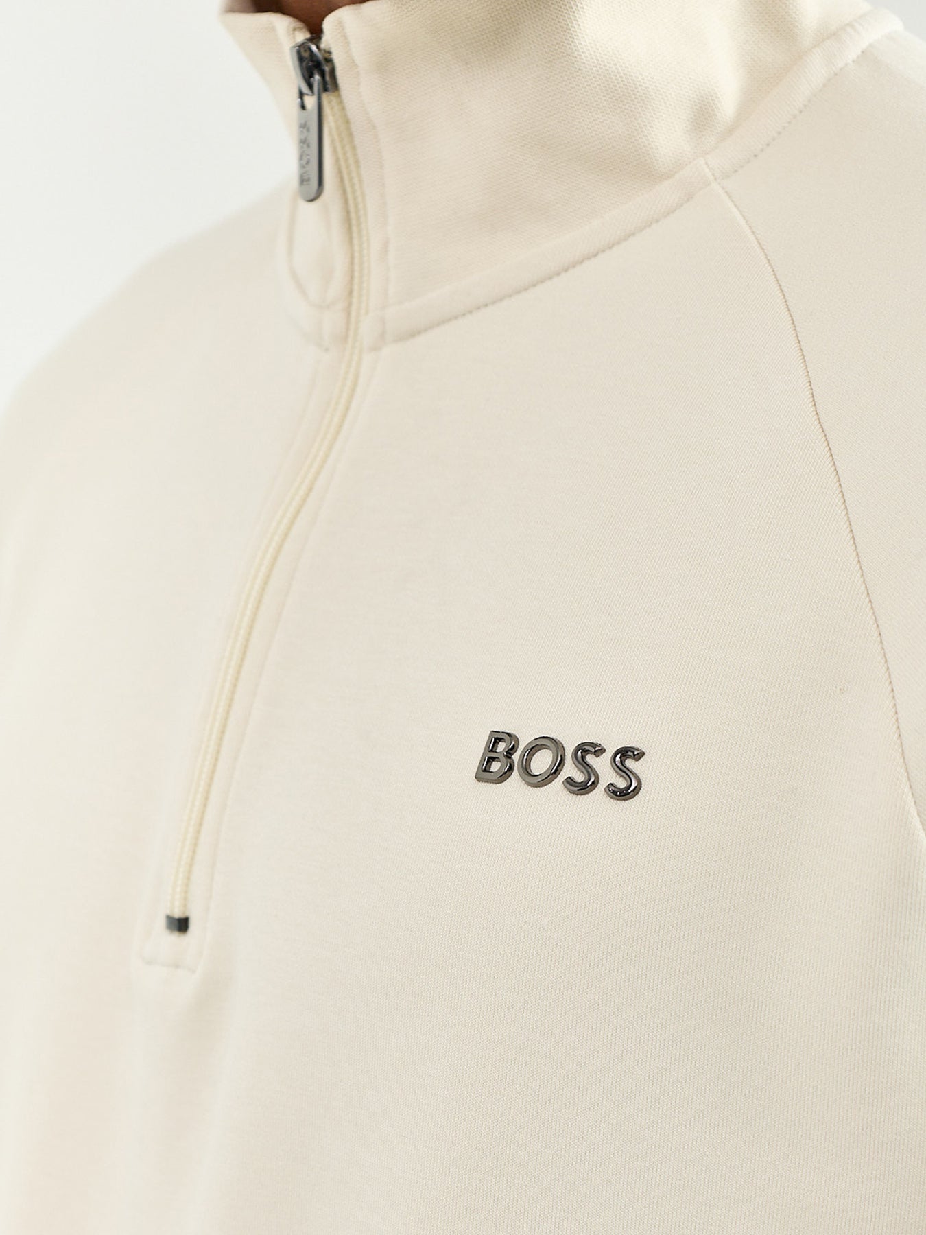 Men's Cotton Blend Sense Quarter-Zip Lounge Top