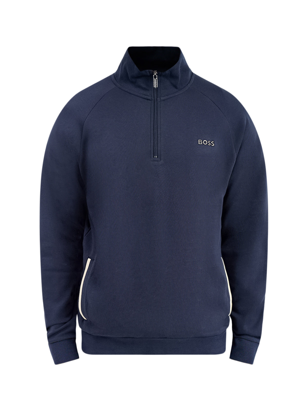 Cotton Blend Sense Quarter Zip Sweatshirt