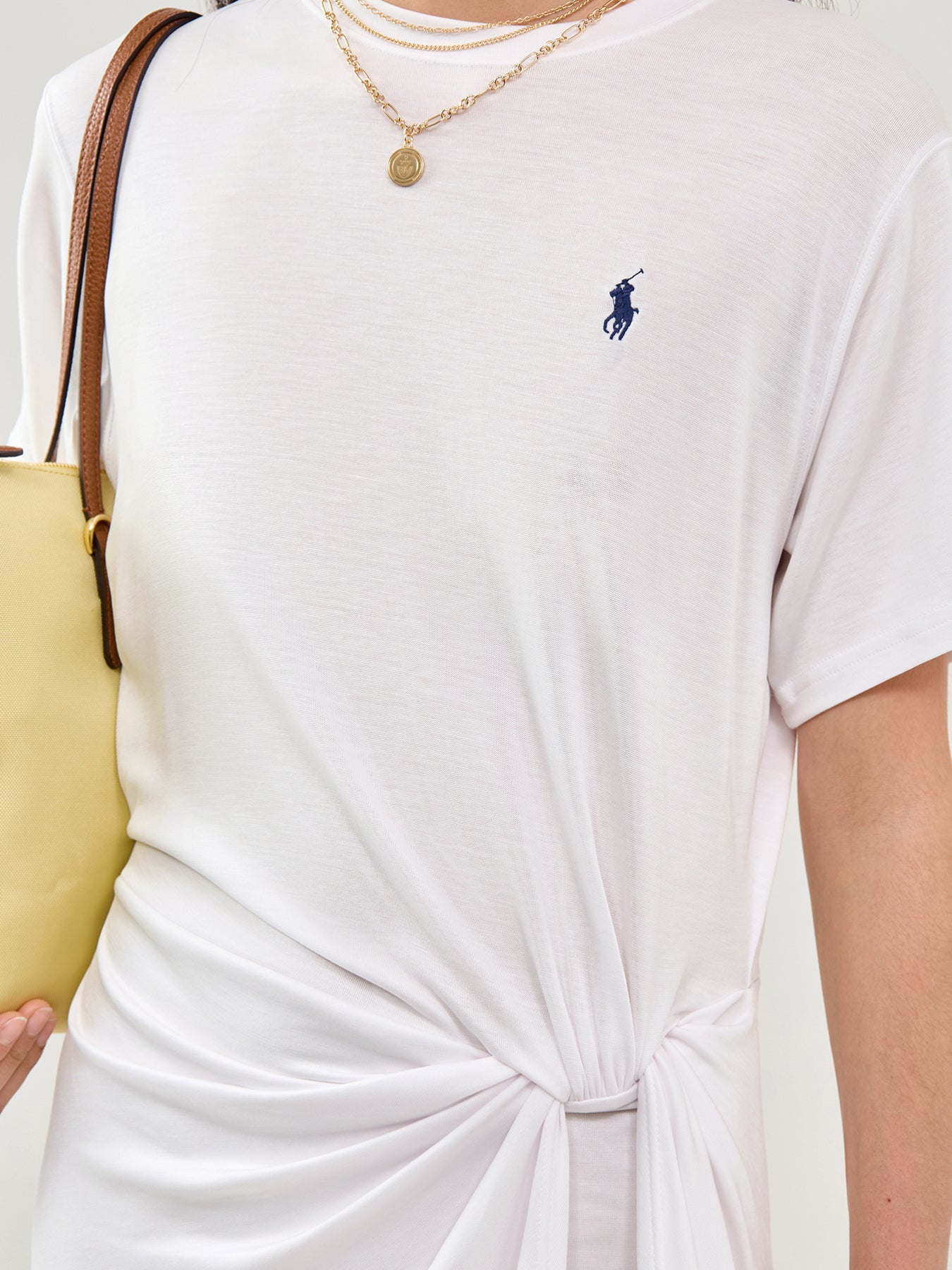 Midi T-Shirt Dress White