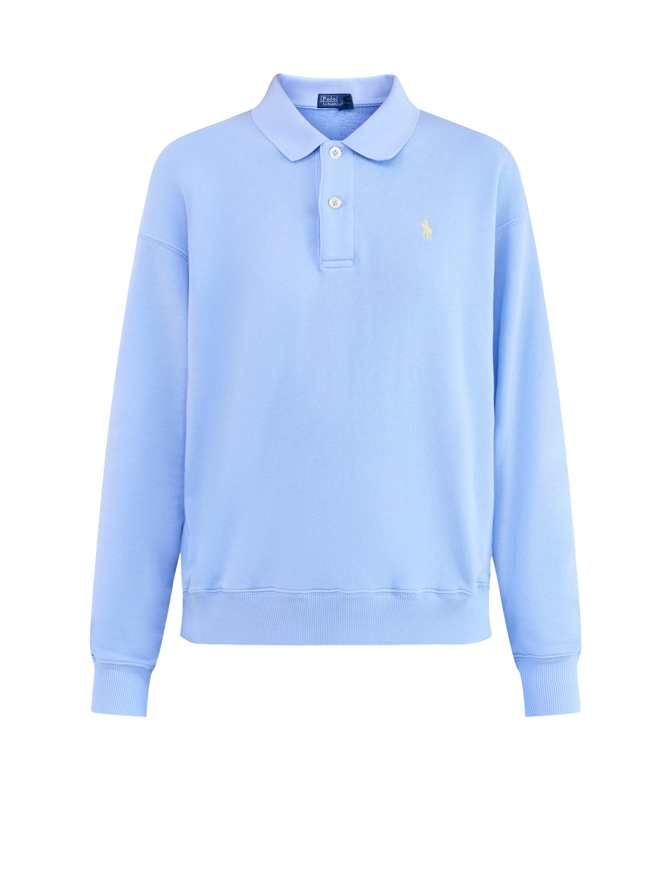 Polo Knit Sweatshirt Blue