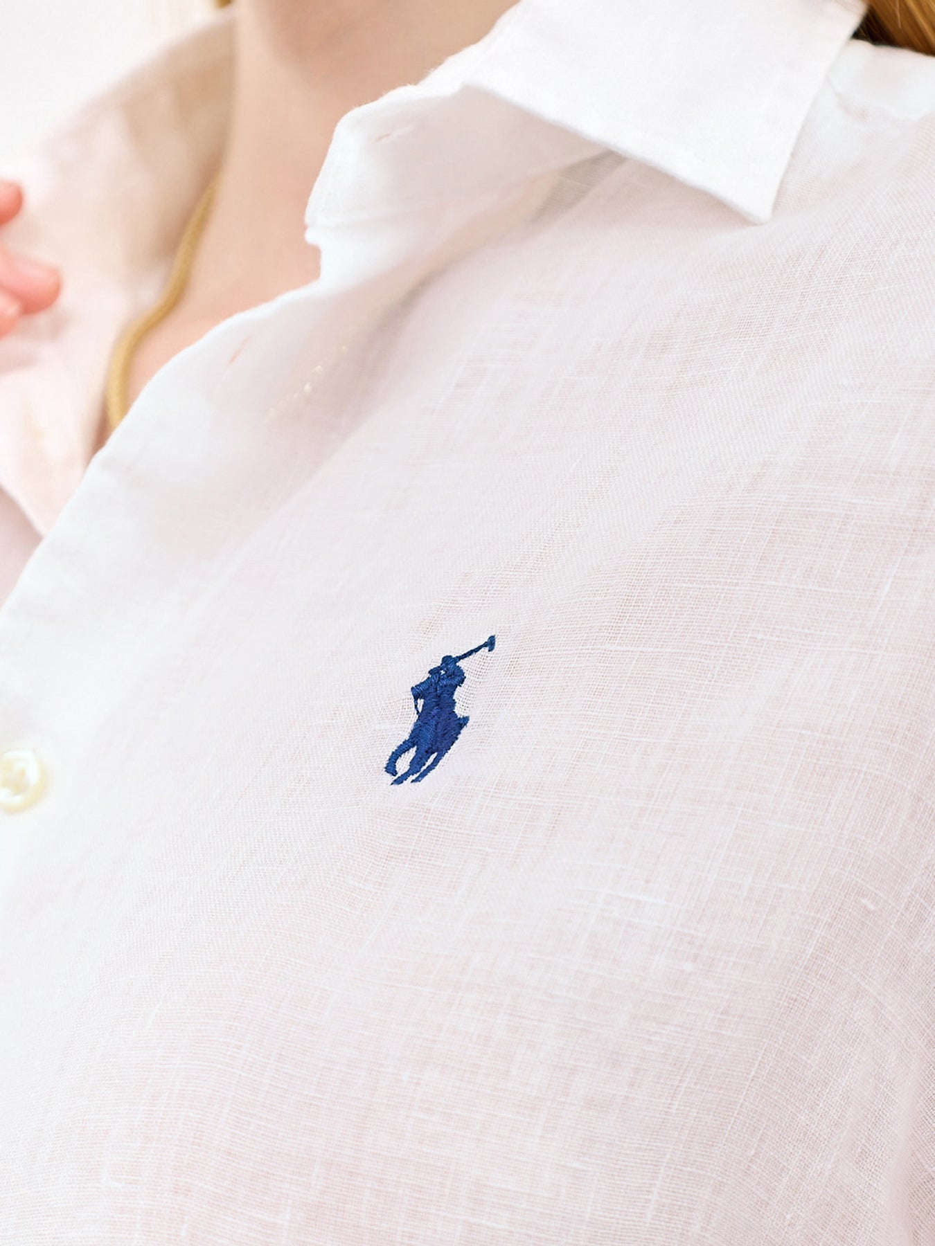 Short Sleeve Linen Shirt White