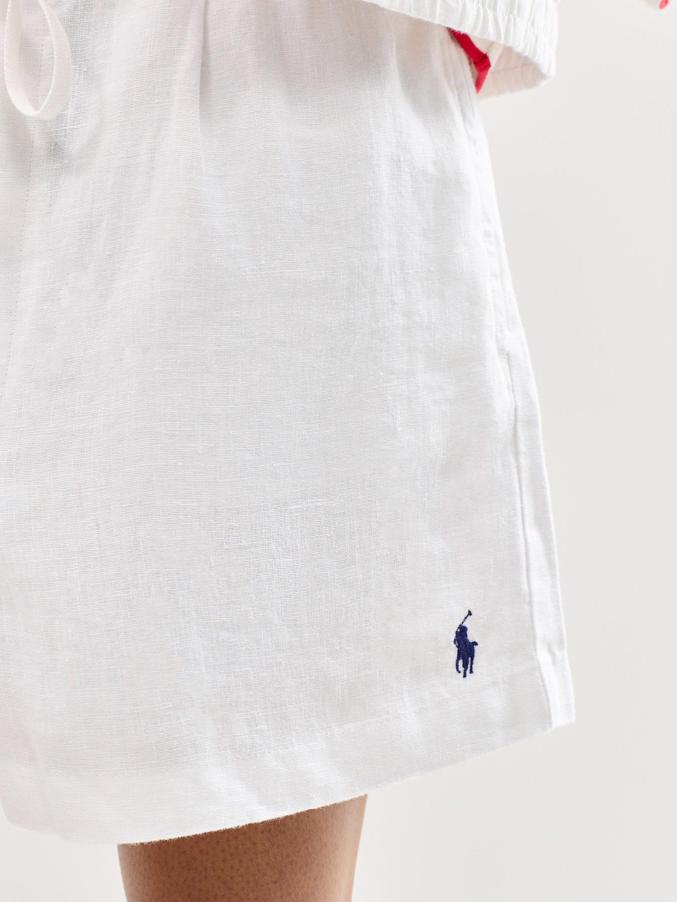 Linen Shorts White