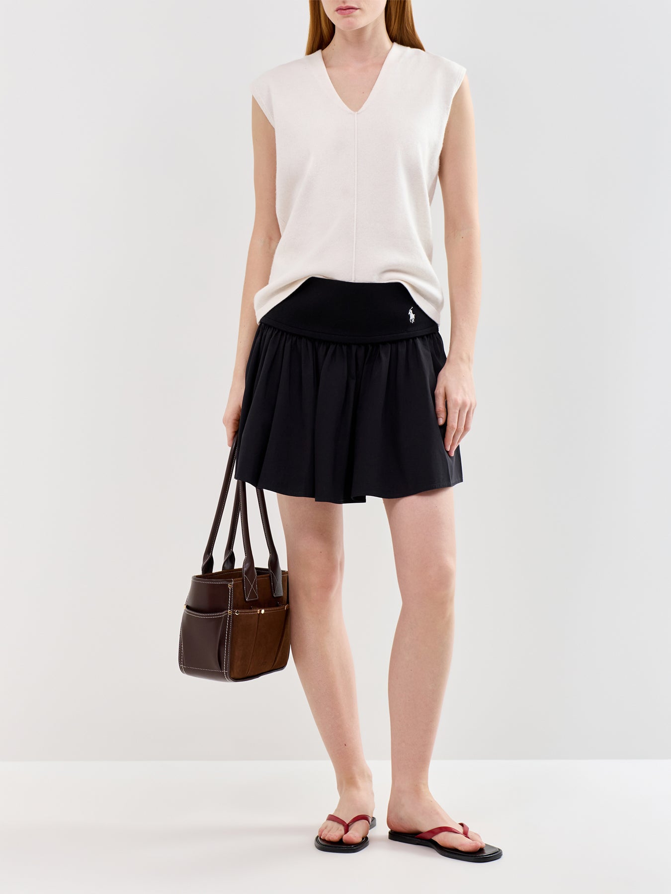 Mini A-Line Skirt Black