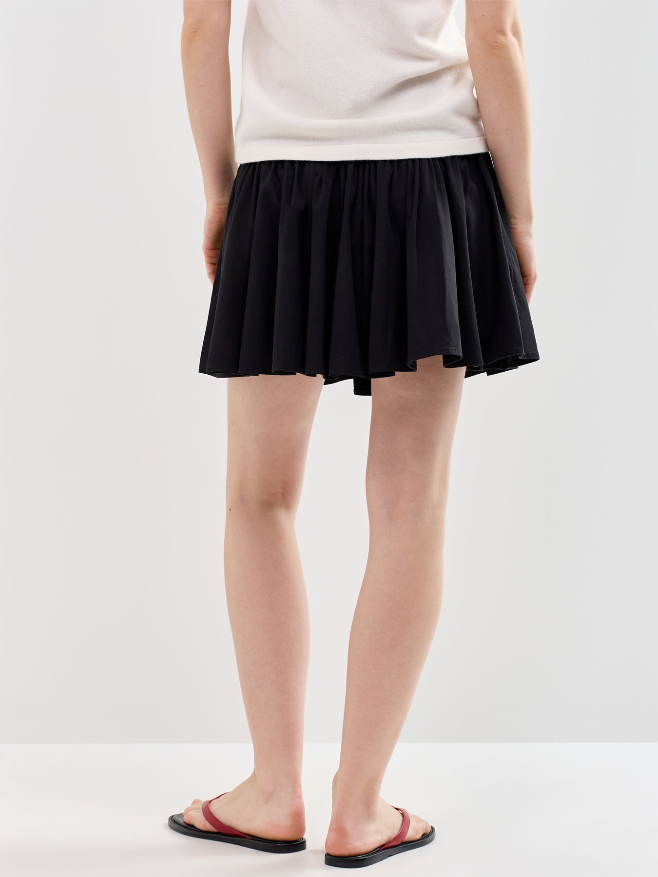 Mini A-Line Skirt Black