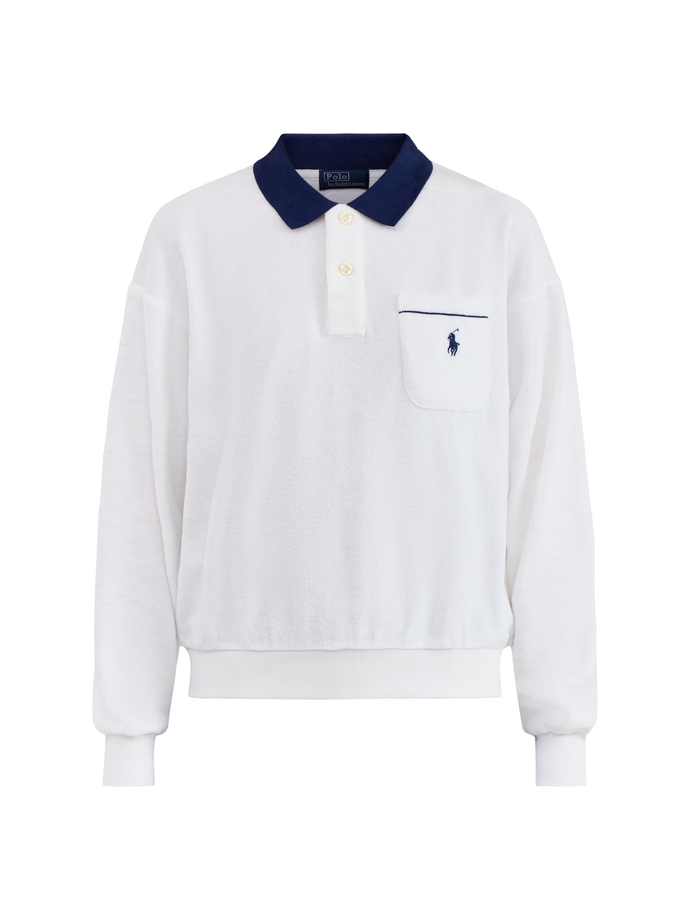 Rugby Terry LS Top White