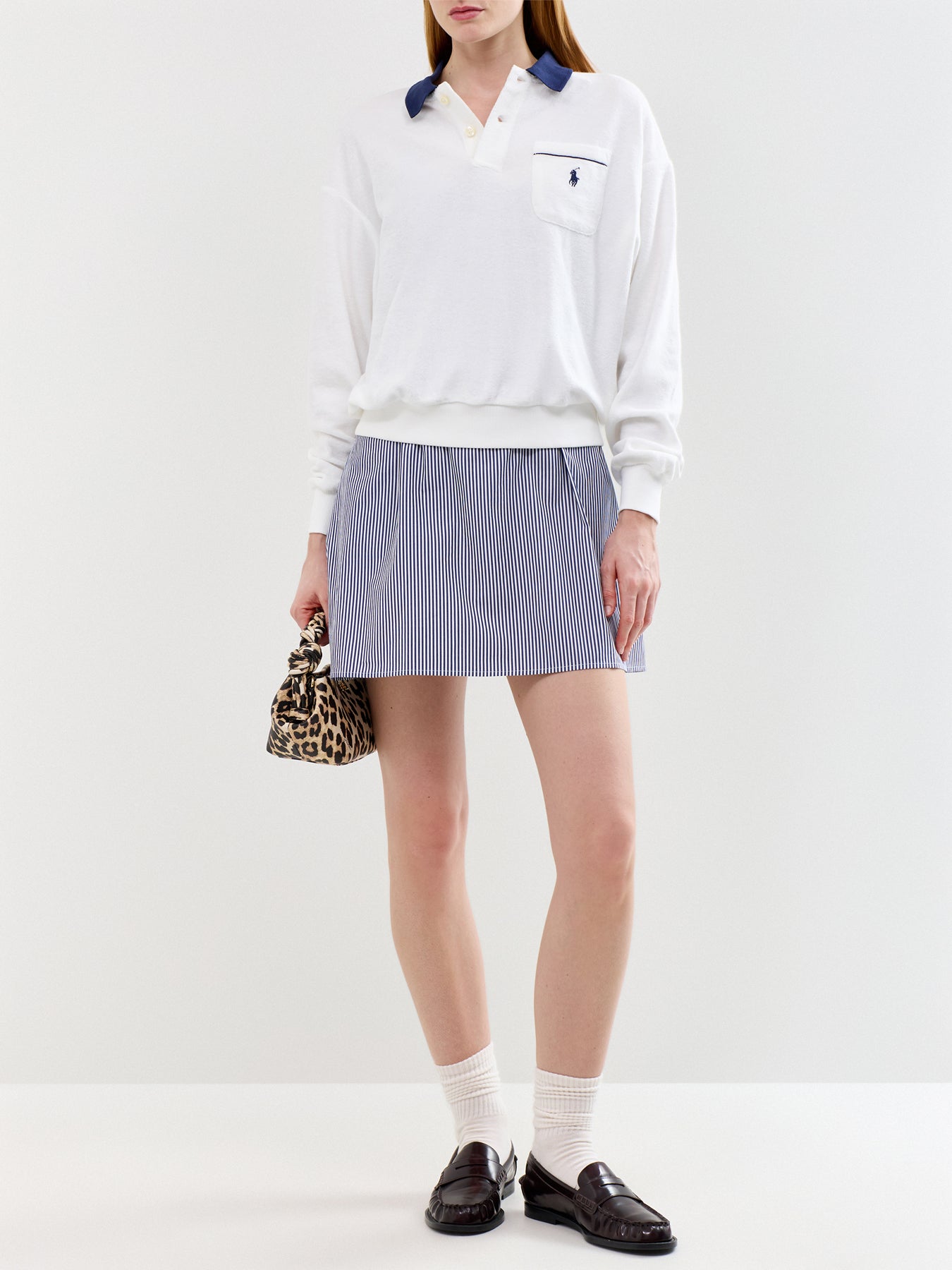 Rugby Terry LS Top White