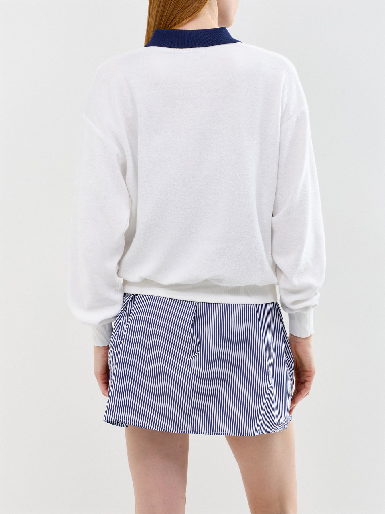 Rugby Terry LS Top White