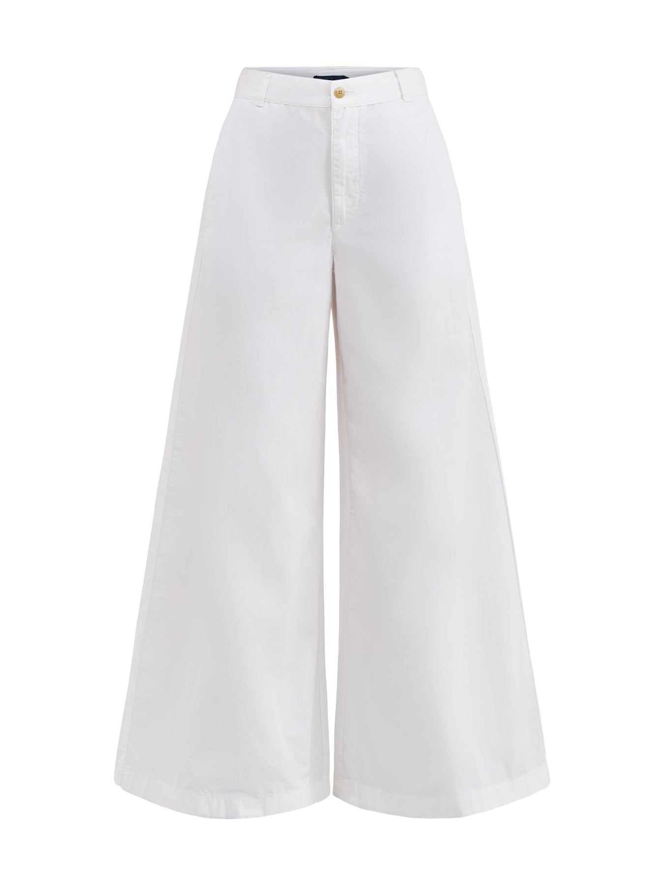 Wide Leg Trousers White