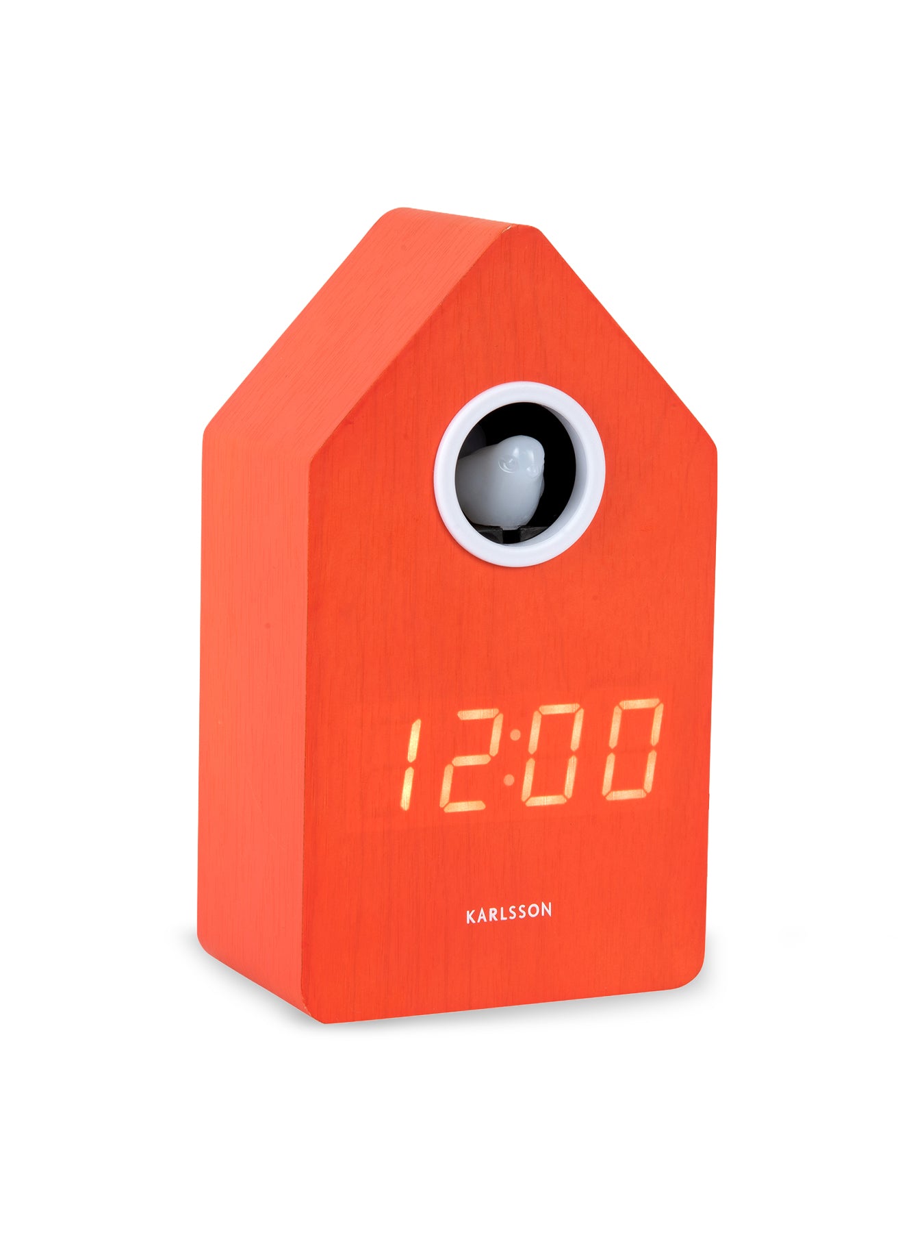 Cuckoo LED Alarm Clock Orange