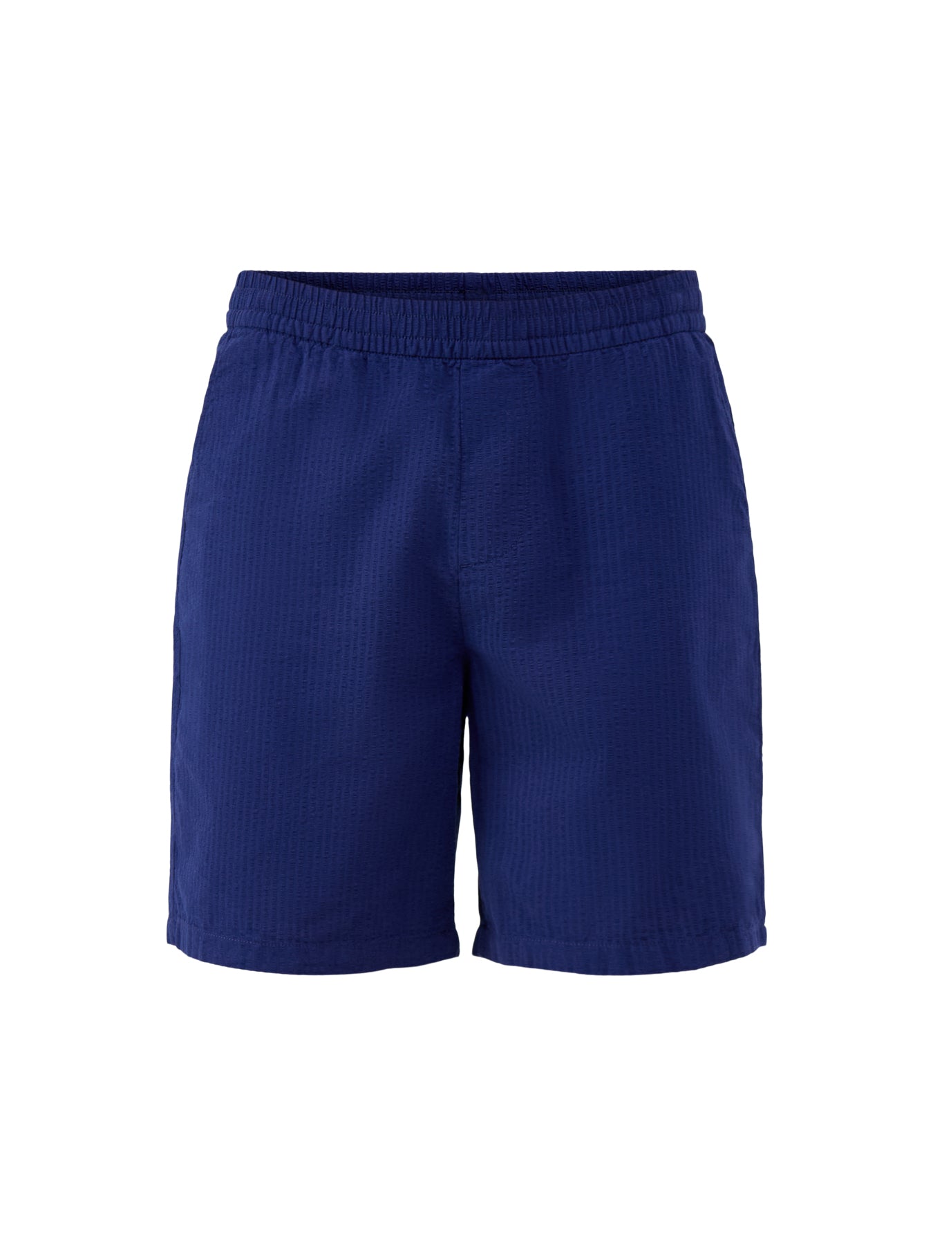 Stuart Seersucker Shorts Navy