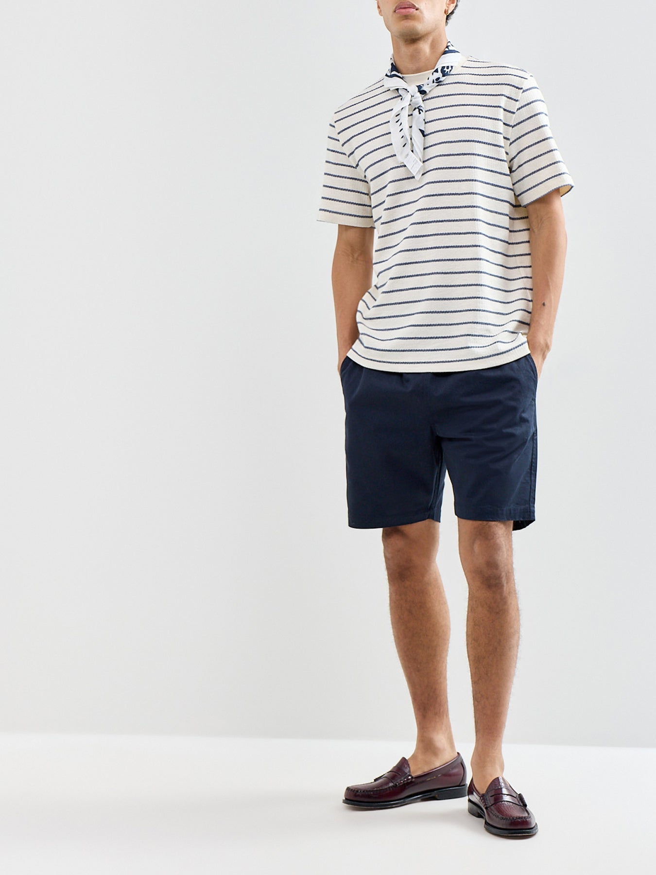 Django Stripe T-Shirt Cream