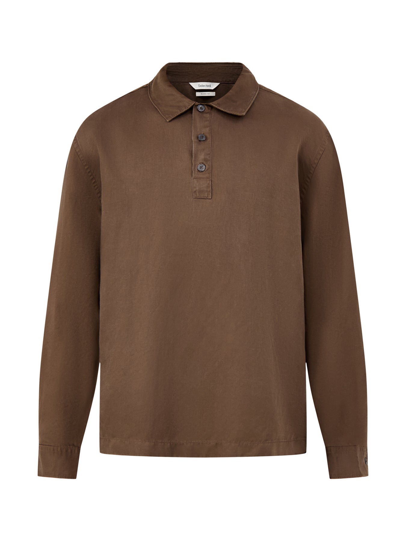 Mika TENCEL Blend Overshirt Brown