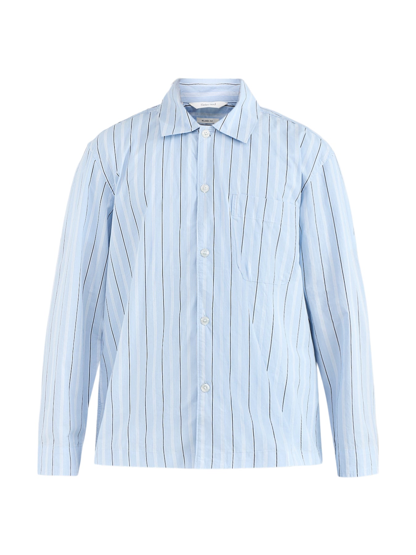 Murray Poplin Overshirt Blue
