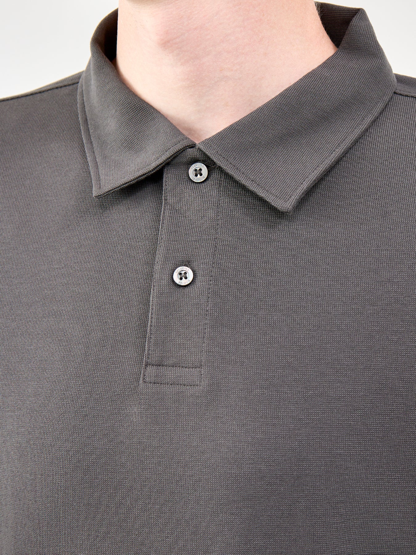 Relax Aiden Long Sleeve Polo Shirt Black