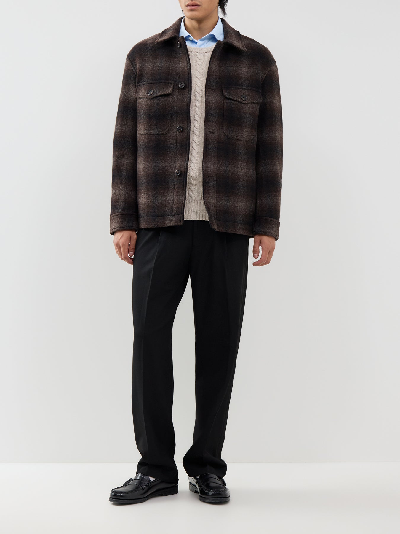 Finn Flex Loose-Fit Trousers - Black