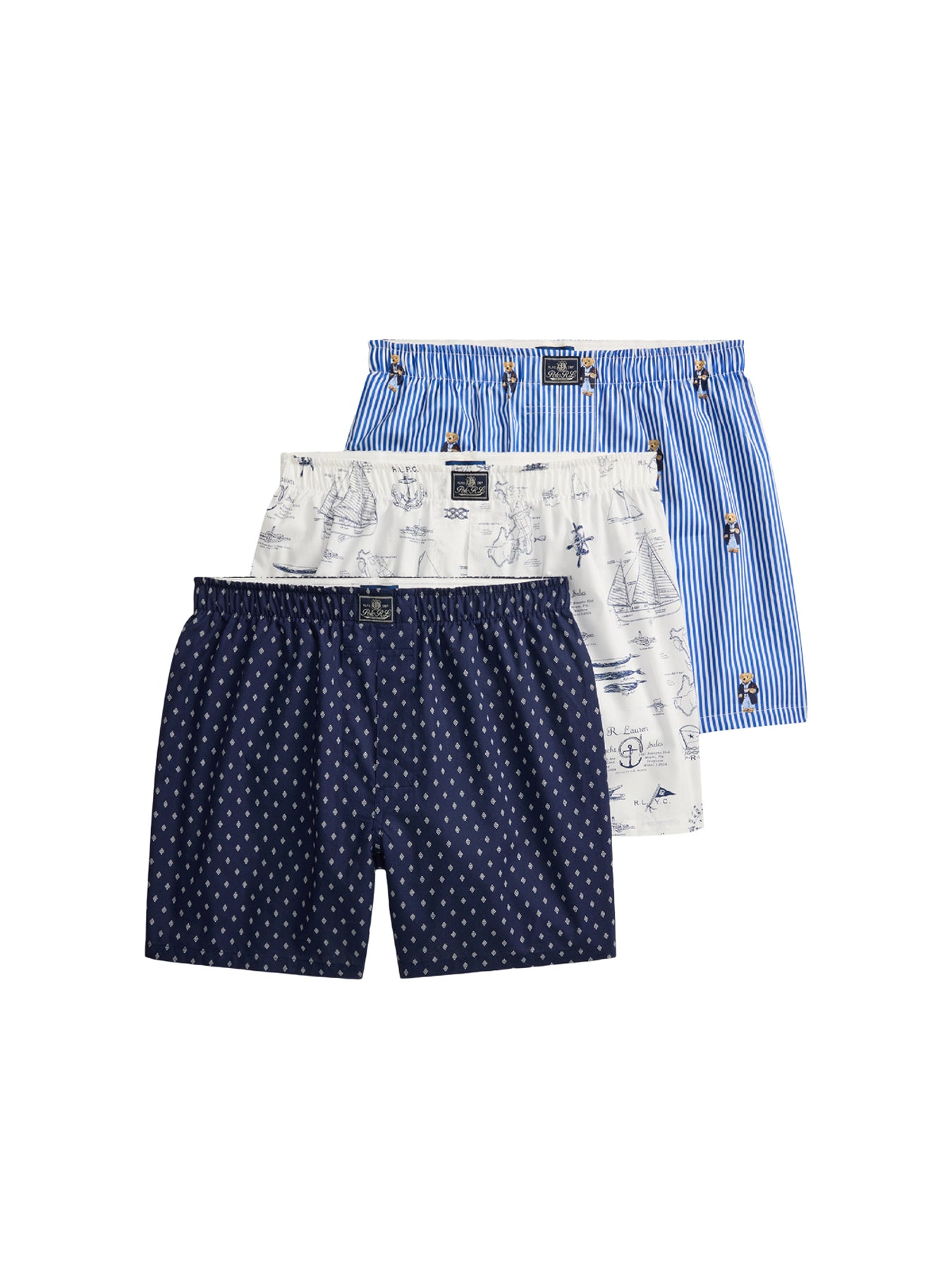 3 Pack Woven Boxers Multi