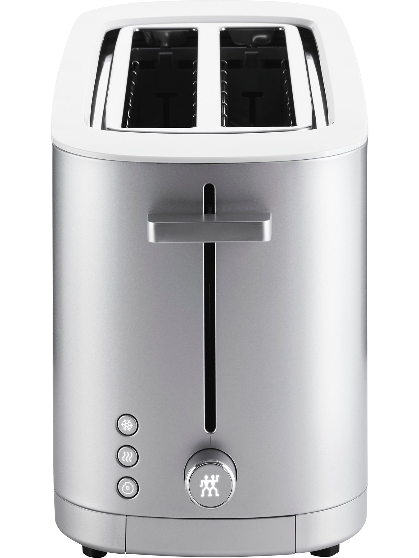 4 Slice Toaster with Bun Warmer Silver