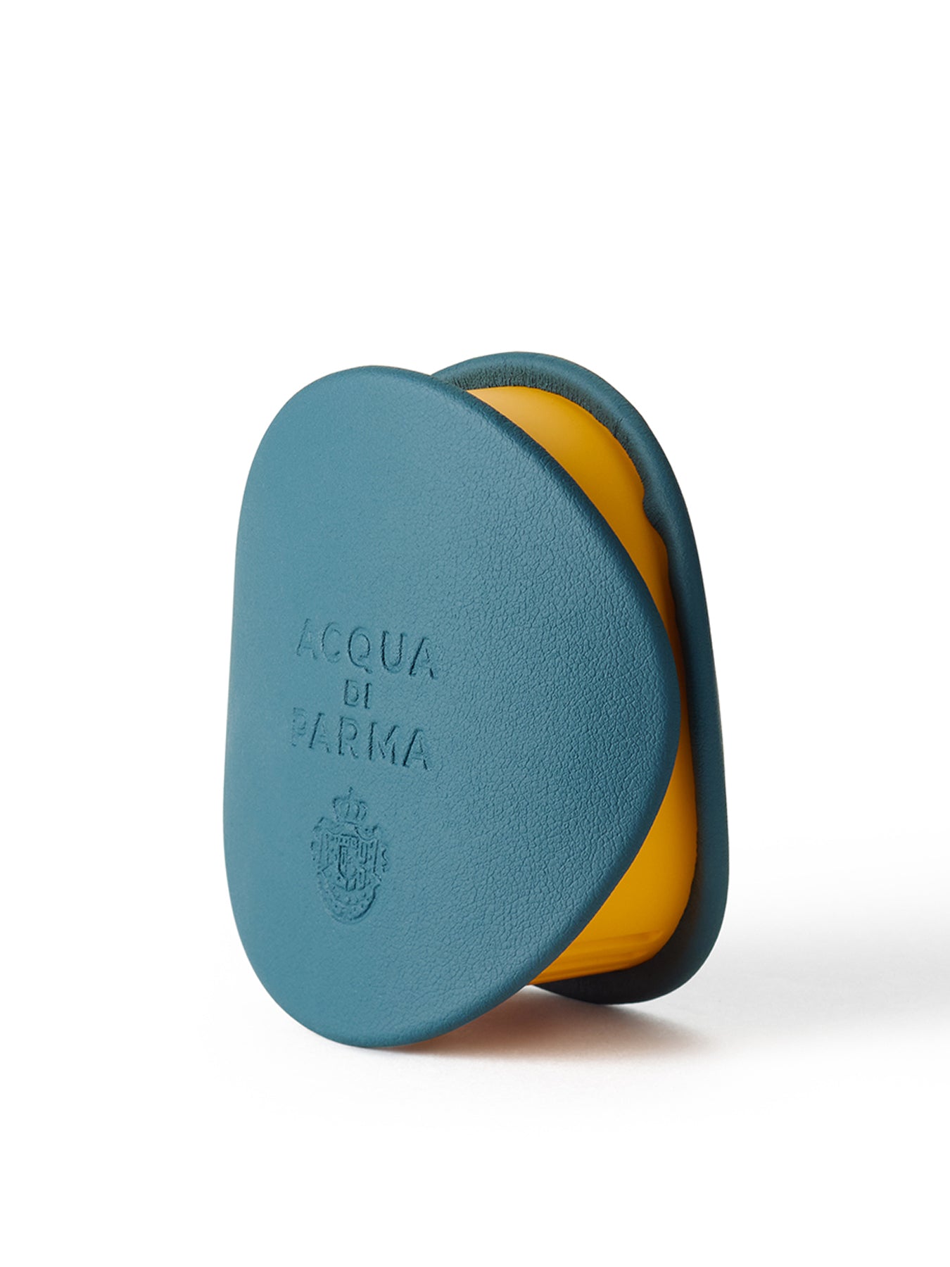 Car Diffuser Calfskin Teal With Yellow Case