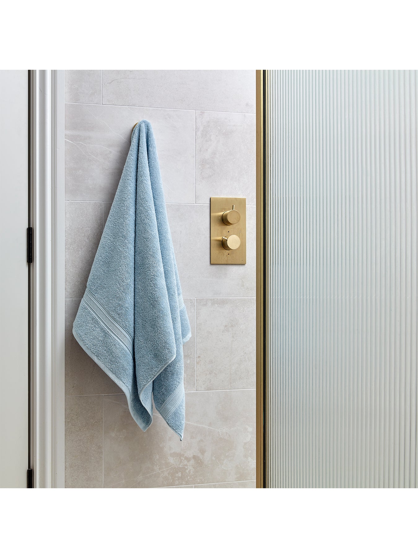 Serene Face Cloth Faded Denim