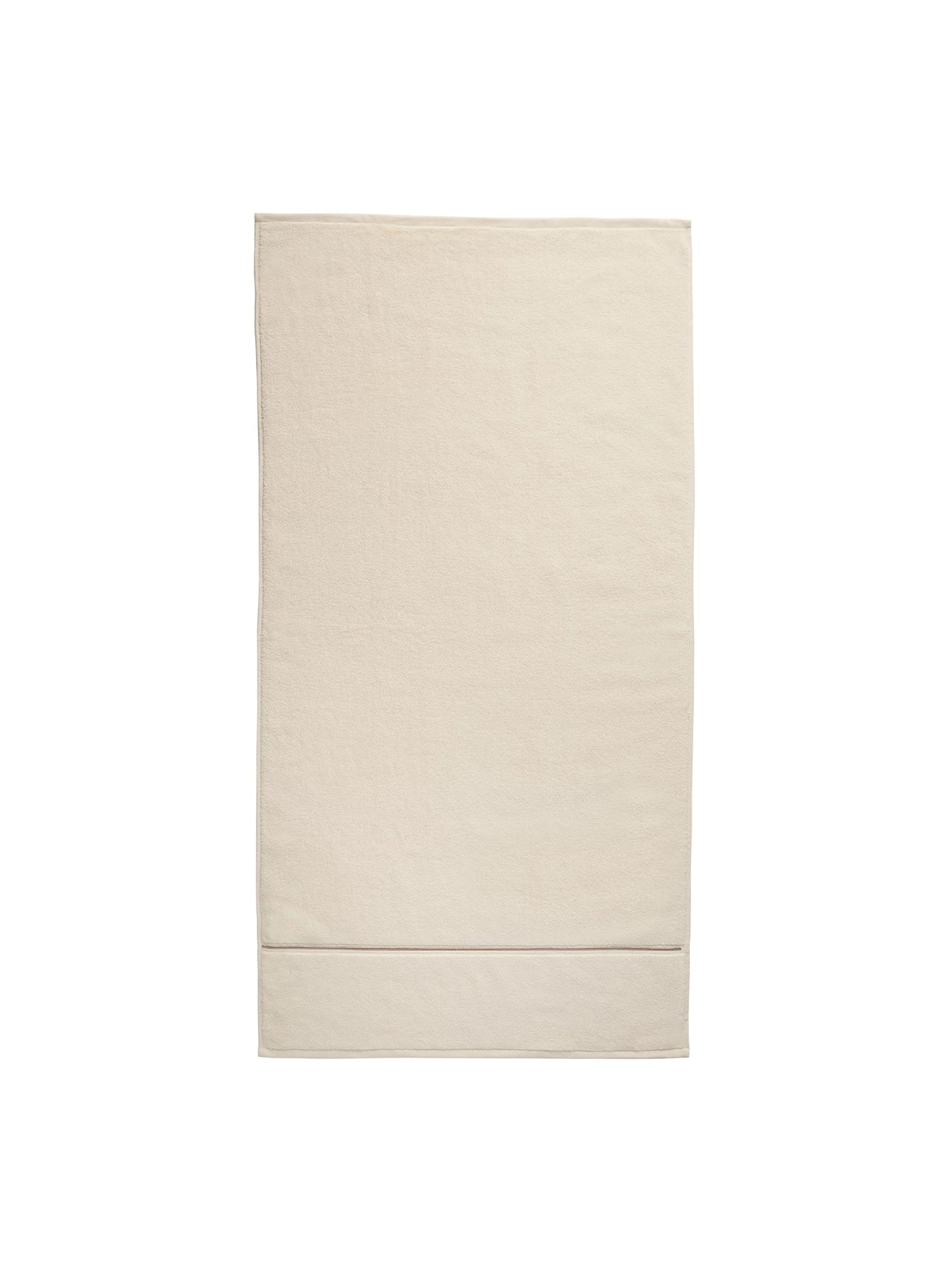Bianca Zero Twist Satin Stitch Hand Towel Natural
