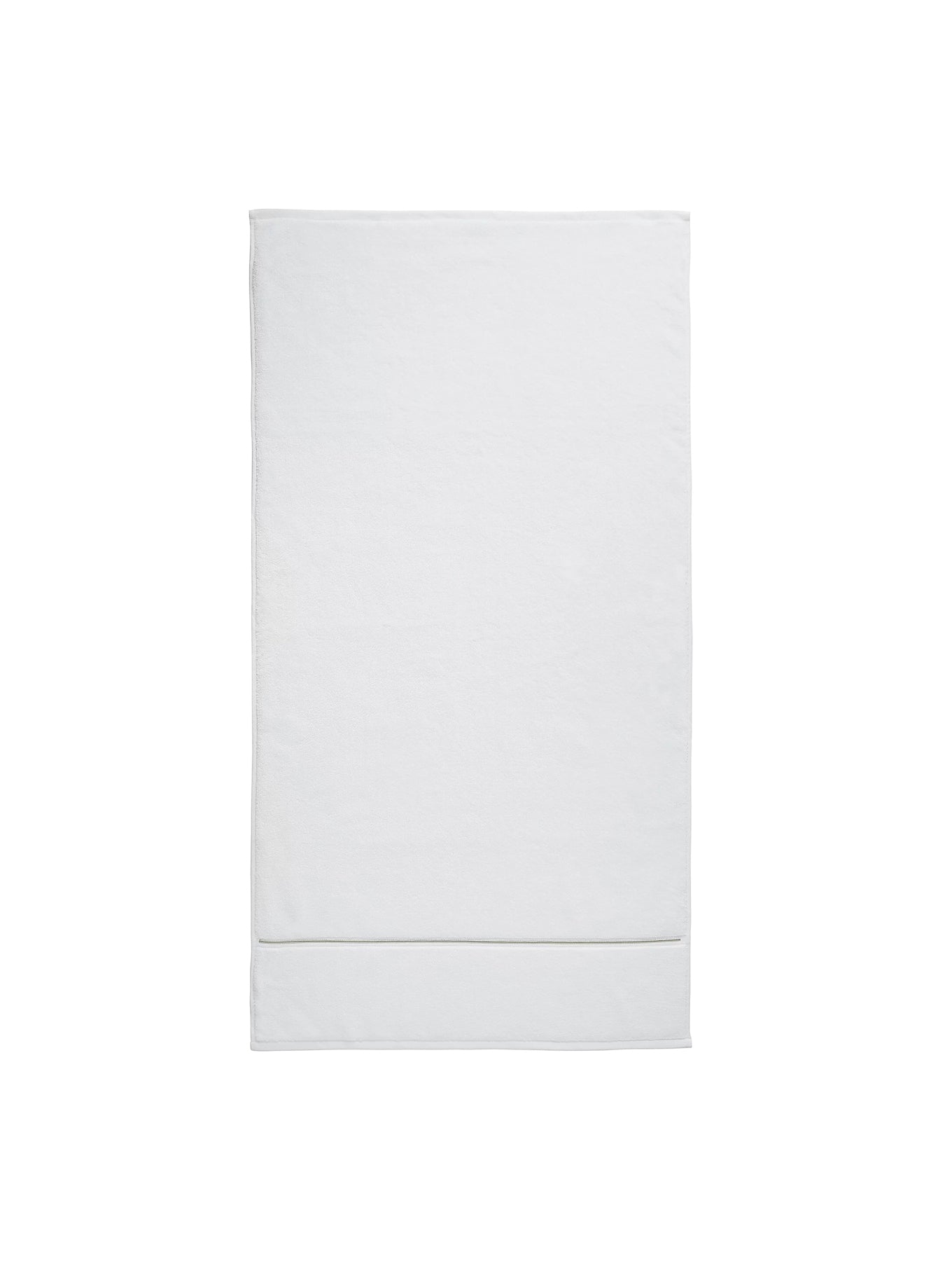 Bianca Zero Twist Satin Stitch Hand Towel White