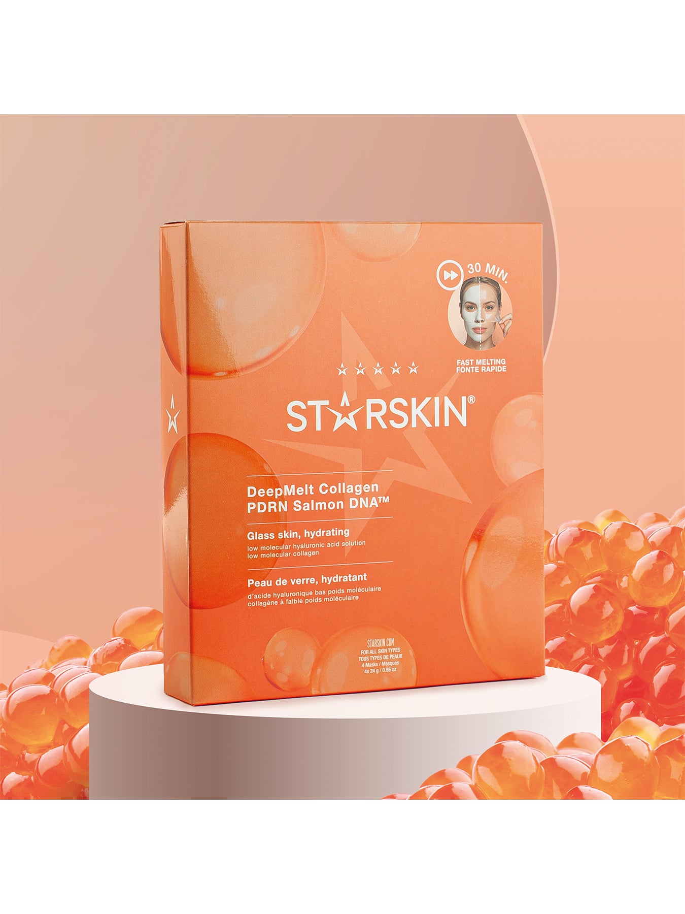 DeepMelt Collagen PDRN Face Mask Set