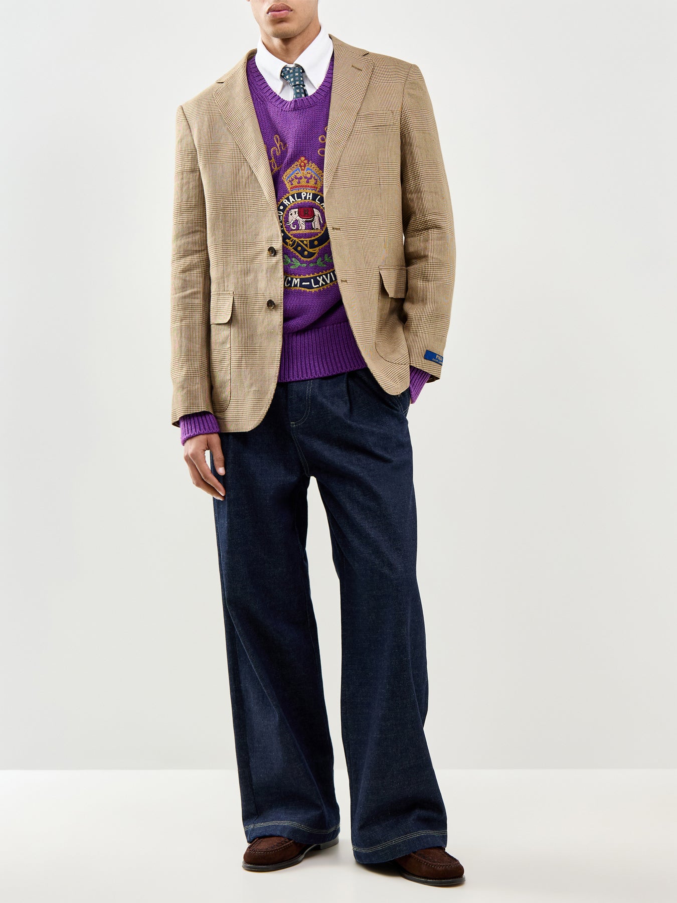 Glenplaid Blazer Brown