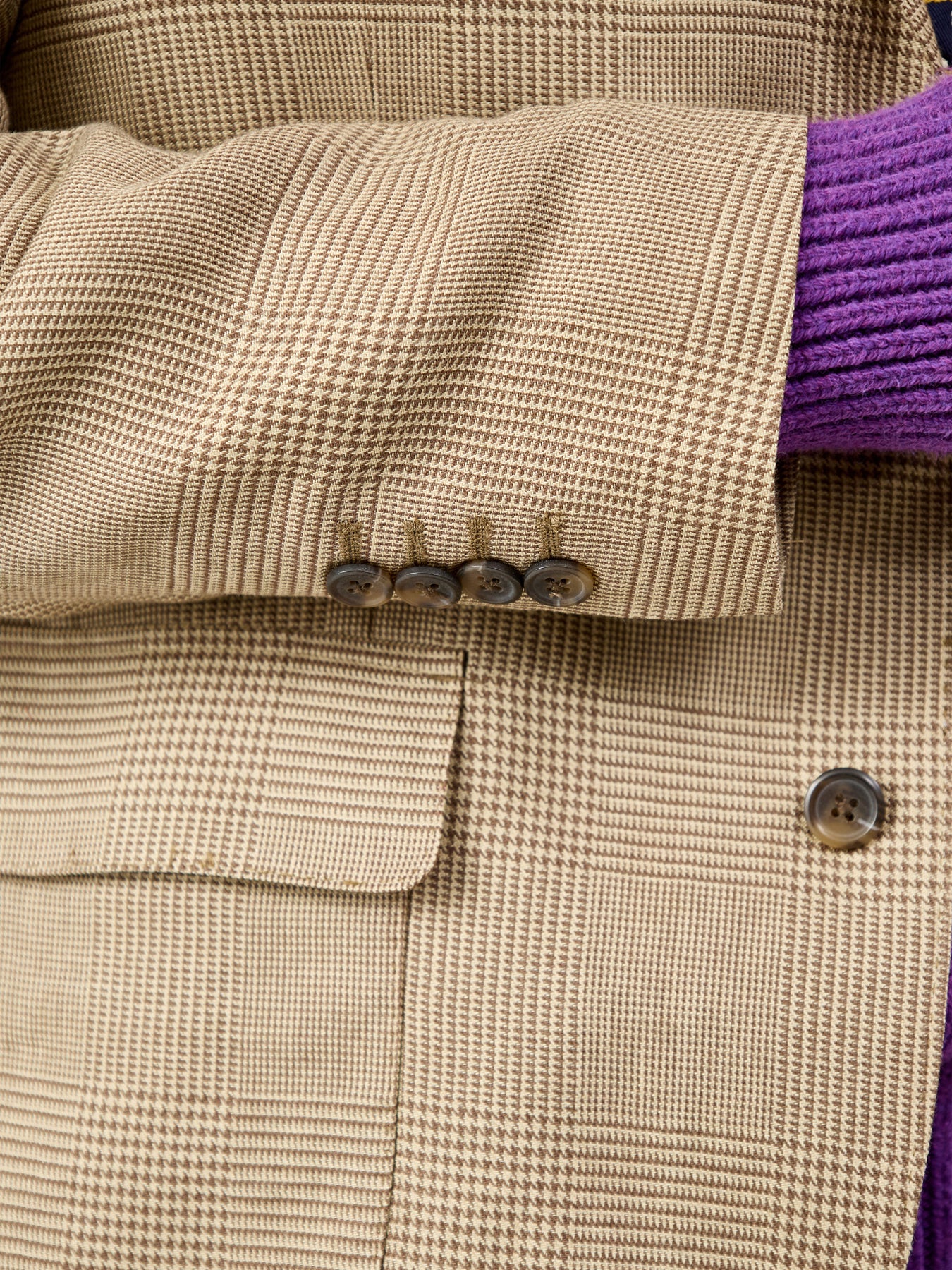 Glenplaid Blazer Brown