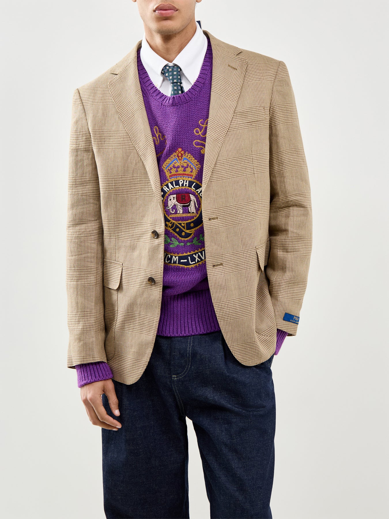 Glenplaid Blazer Brown