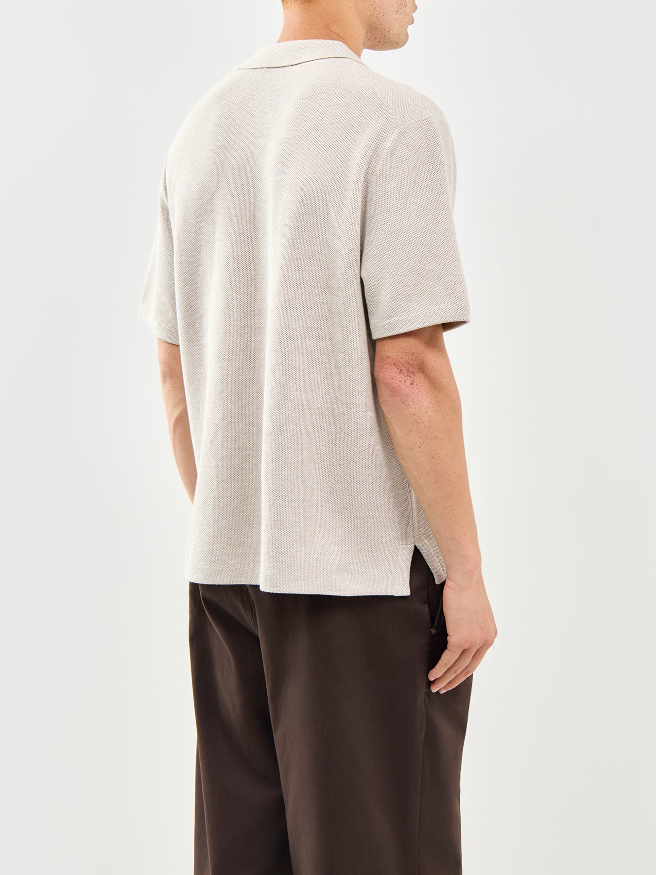 Camp Collar Knited S/S Shirt