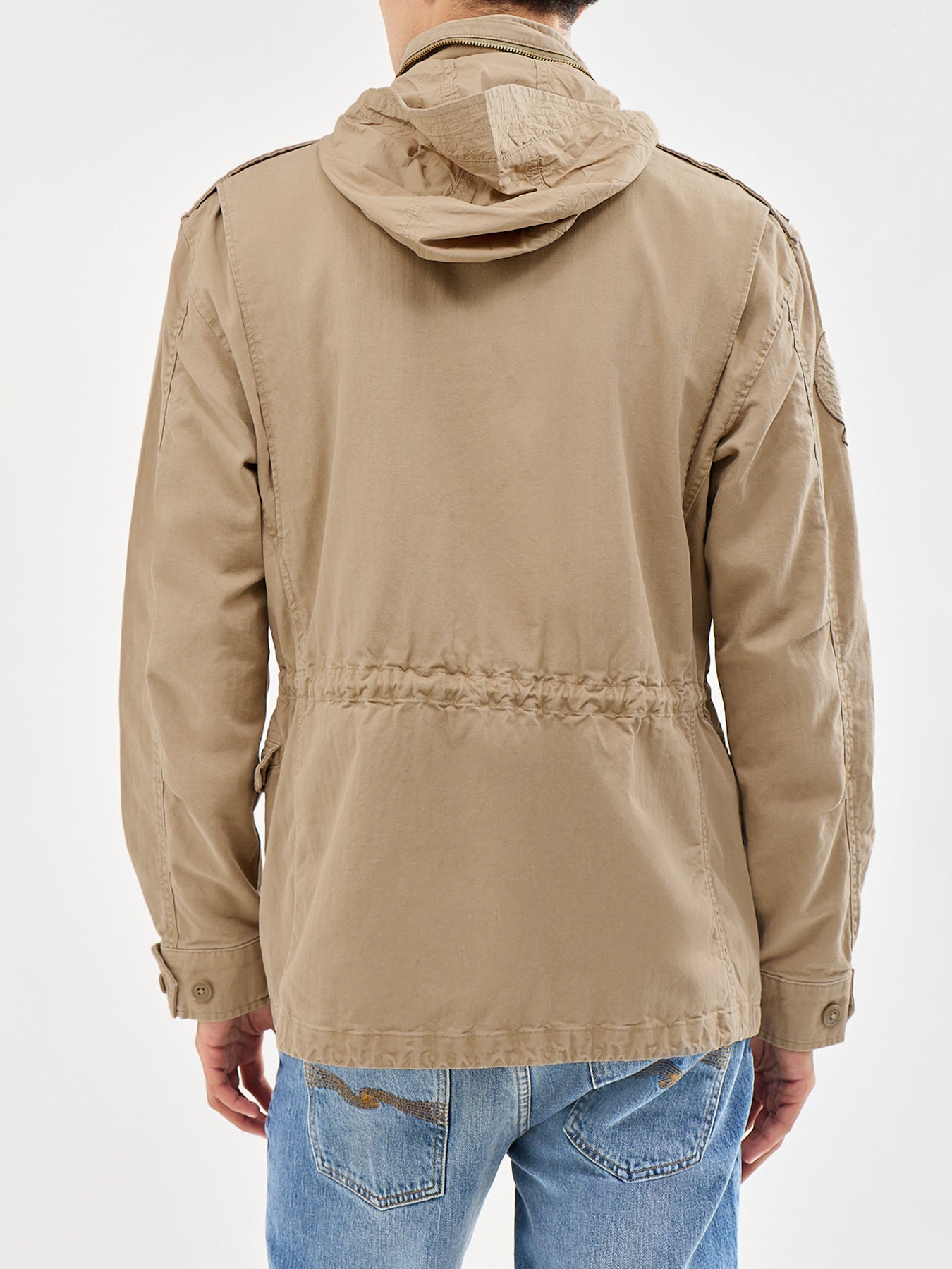 Field Herringbone Jacket Khaki