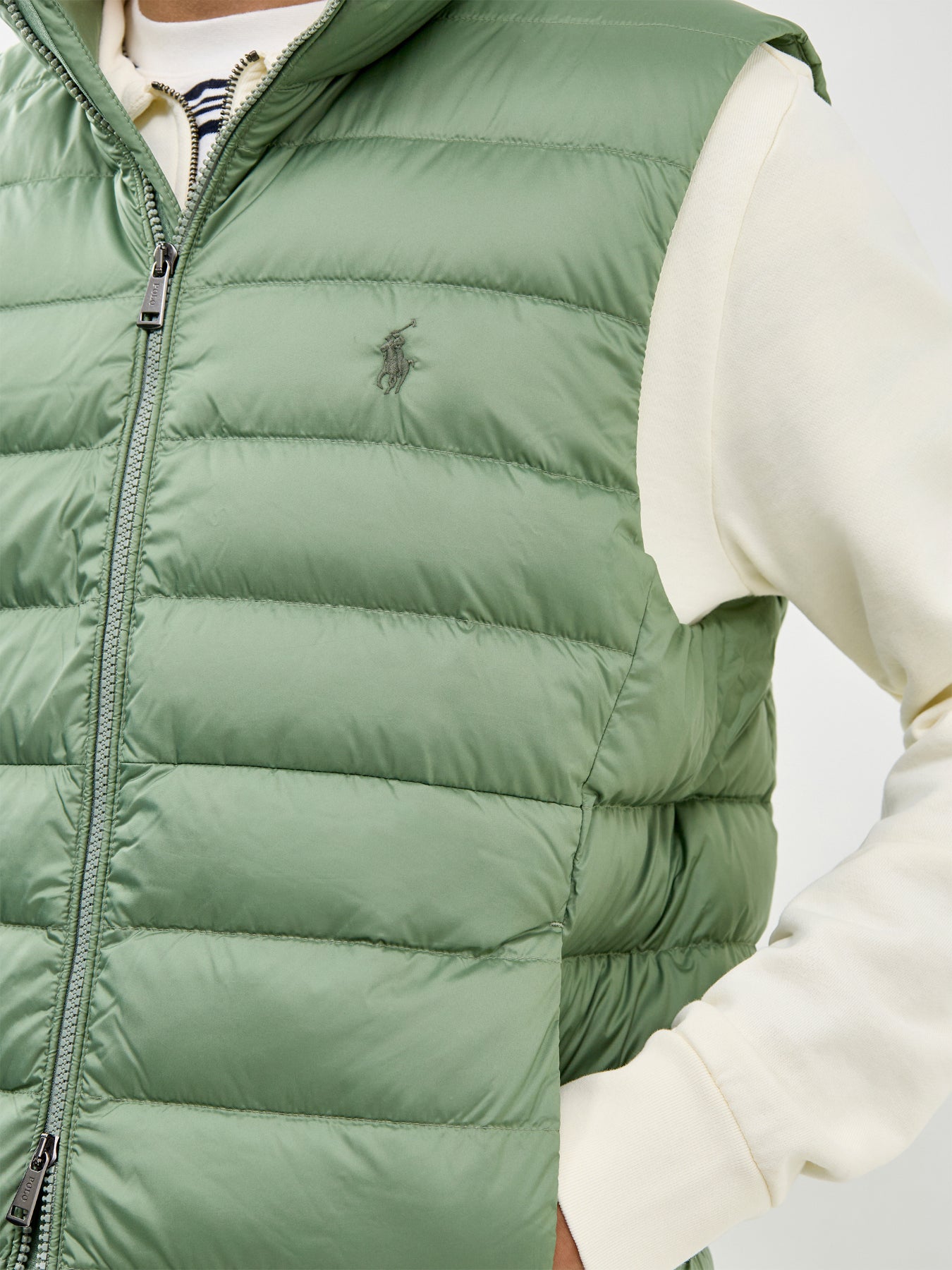 Woven Puffer Gilet Fatigue