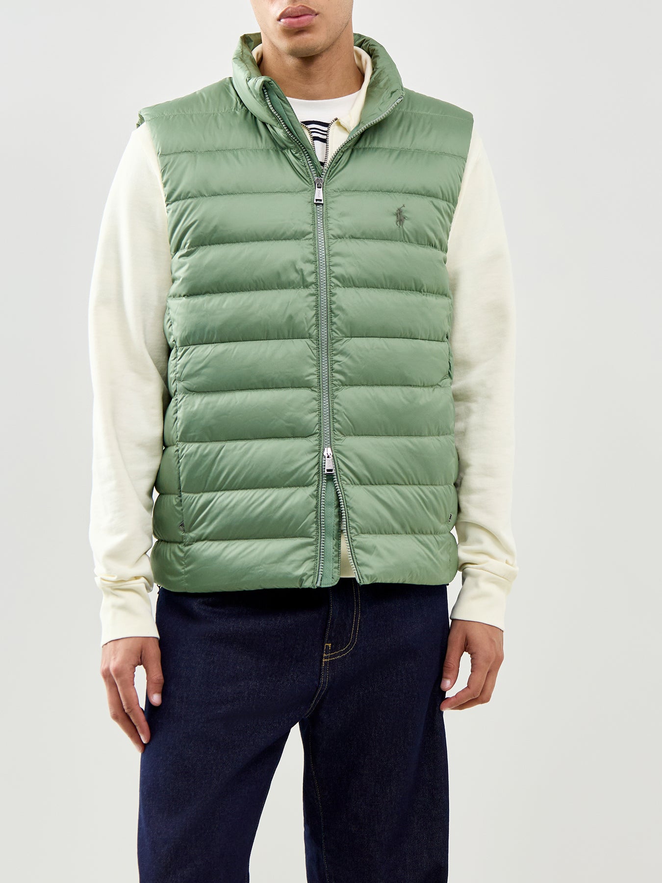 Woven Puffer Gilet Fatigue