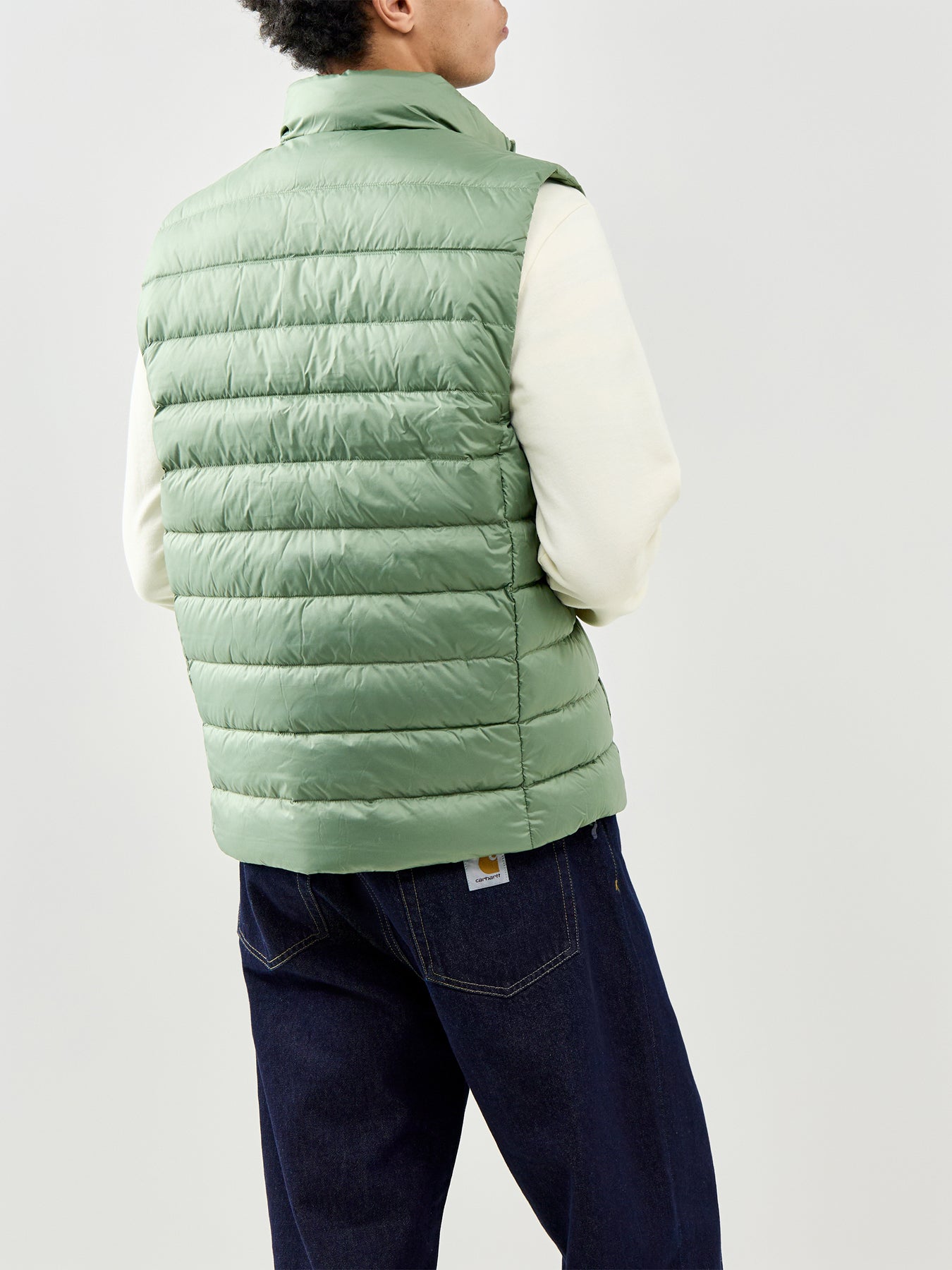 Woven Puffer Gilet Fatigue