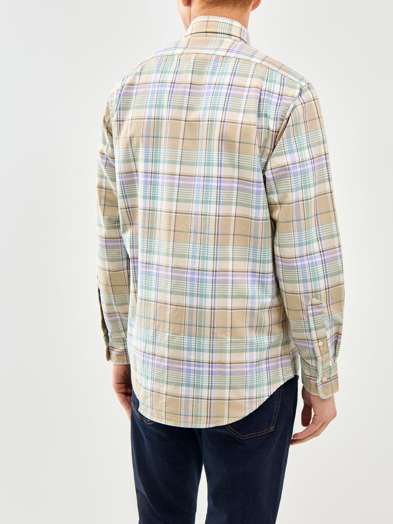 Custom Fit Check Oxford Shirt