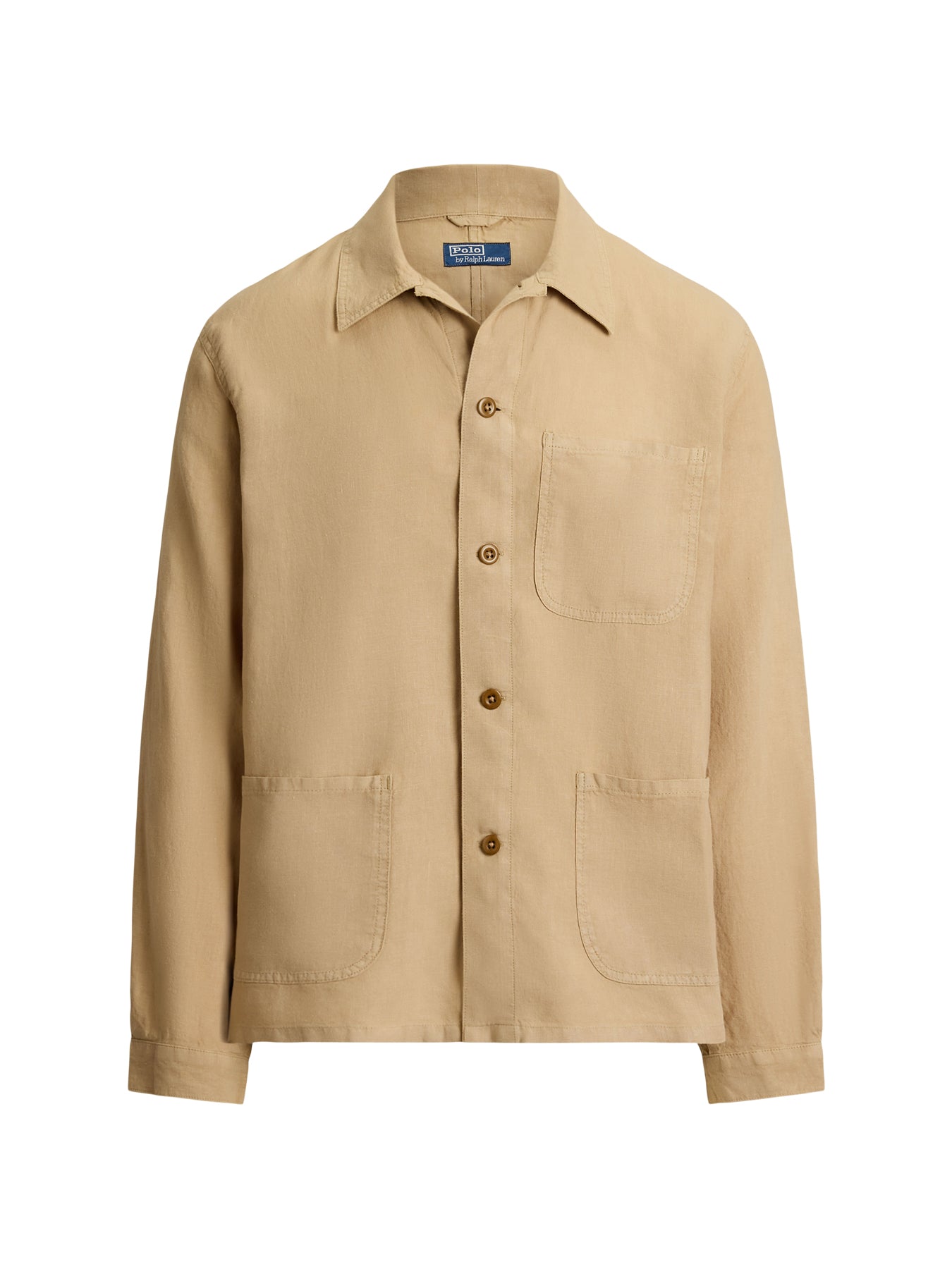 Unlined Linen Field Jacket Beige