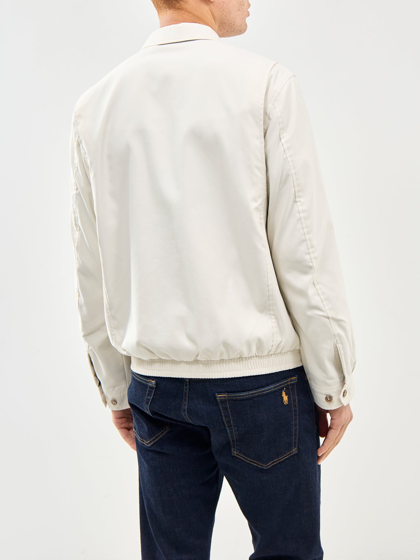 Classic Lined Windbreaker Cream