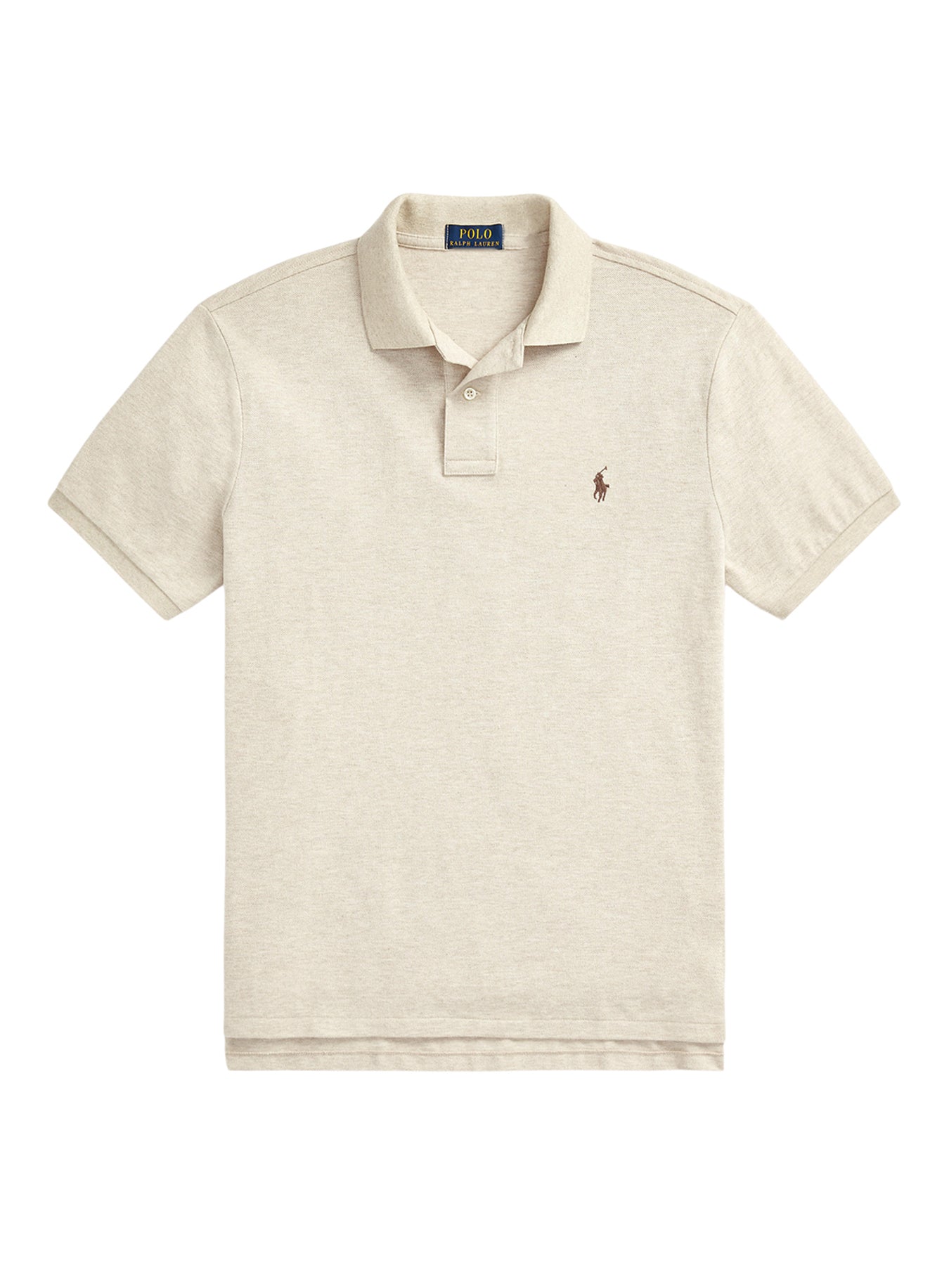 Slim Fit Polo Shirt Beige