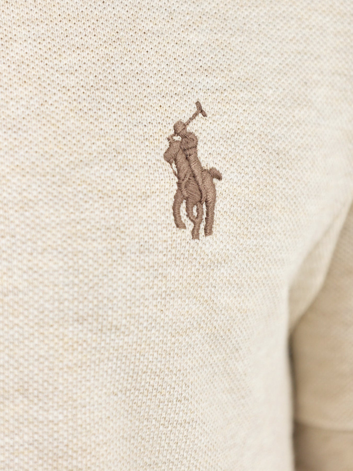Slim Fit Polo Shirt Beige