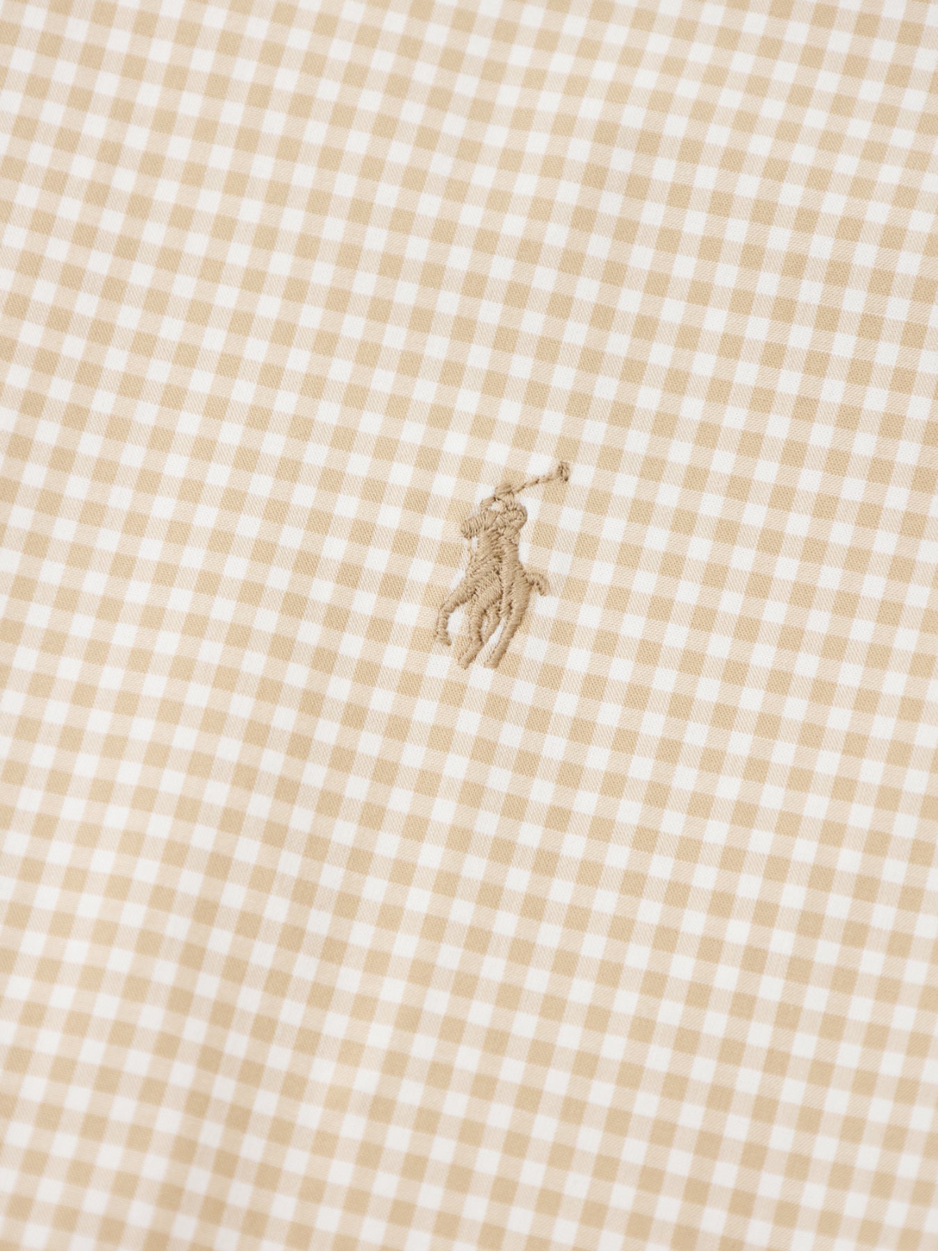 Custom Fit Poplin Stretch Gingham Shirt