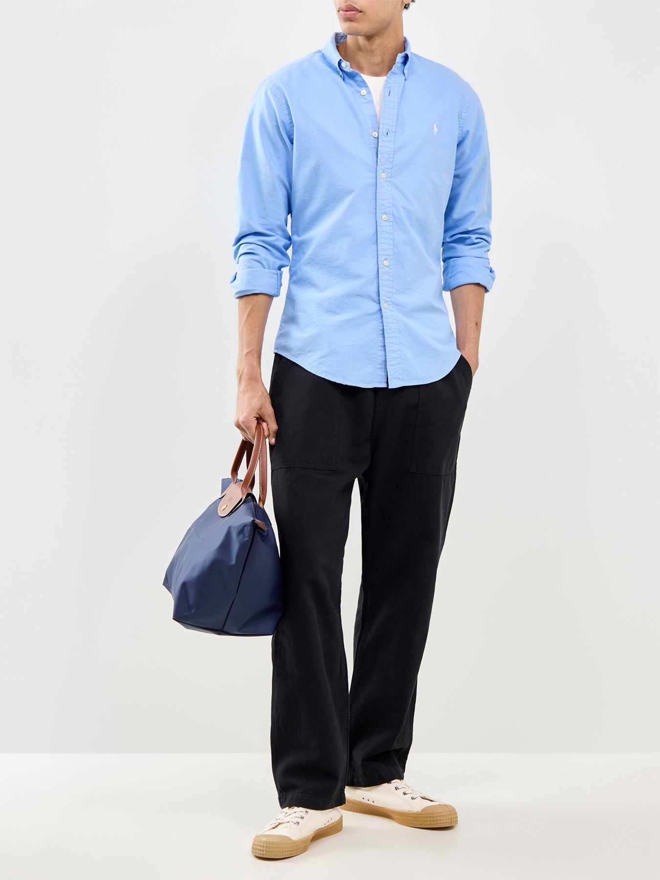 Slim Fit Oxford Shirt Blue