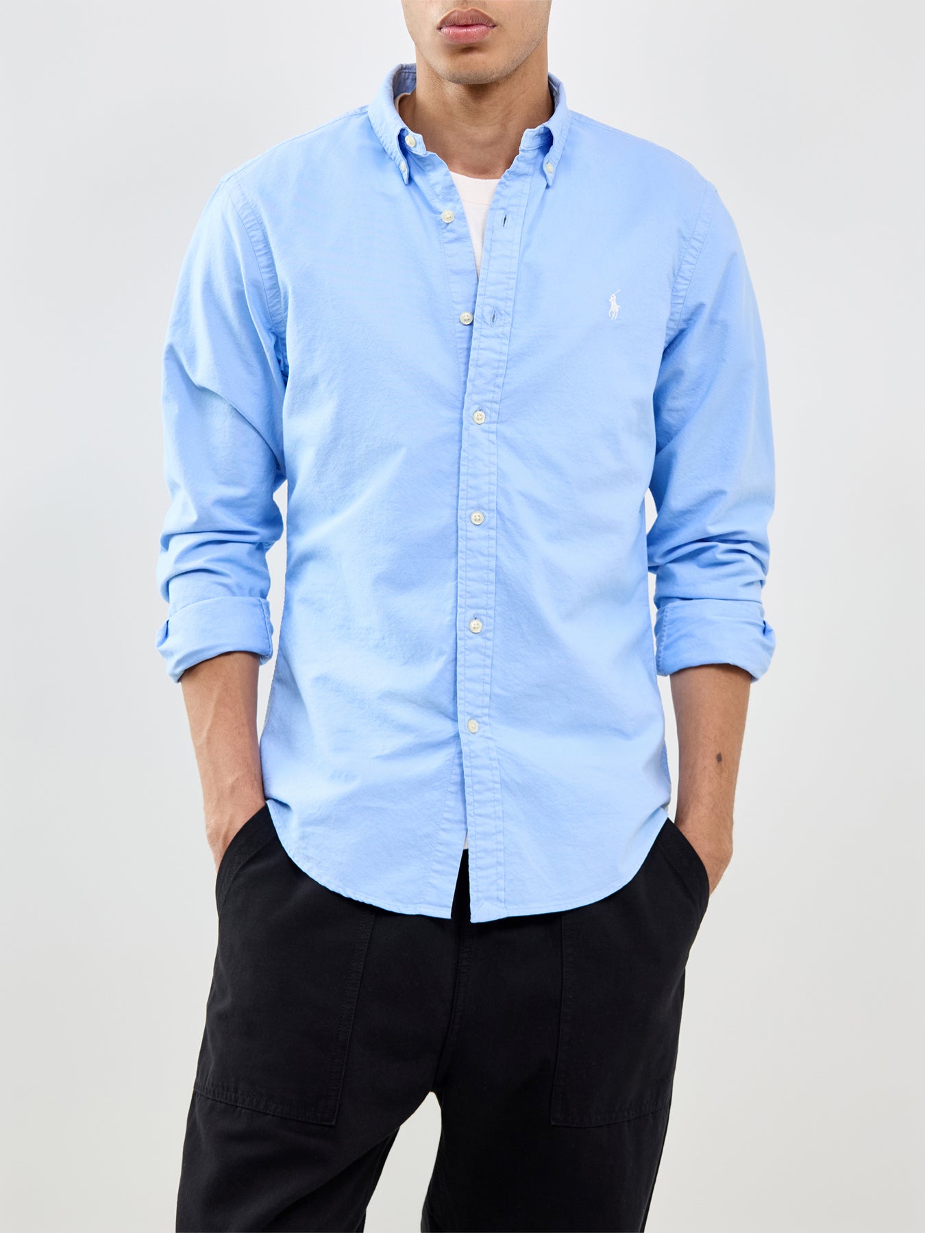 Slim Fit Oxford Shirt Blue