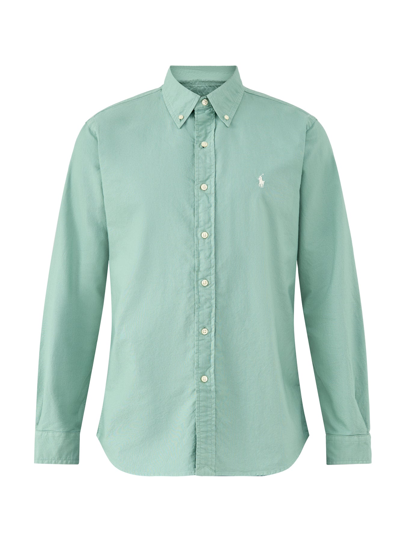 Custom Fit Oxford Shirt Green